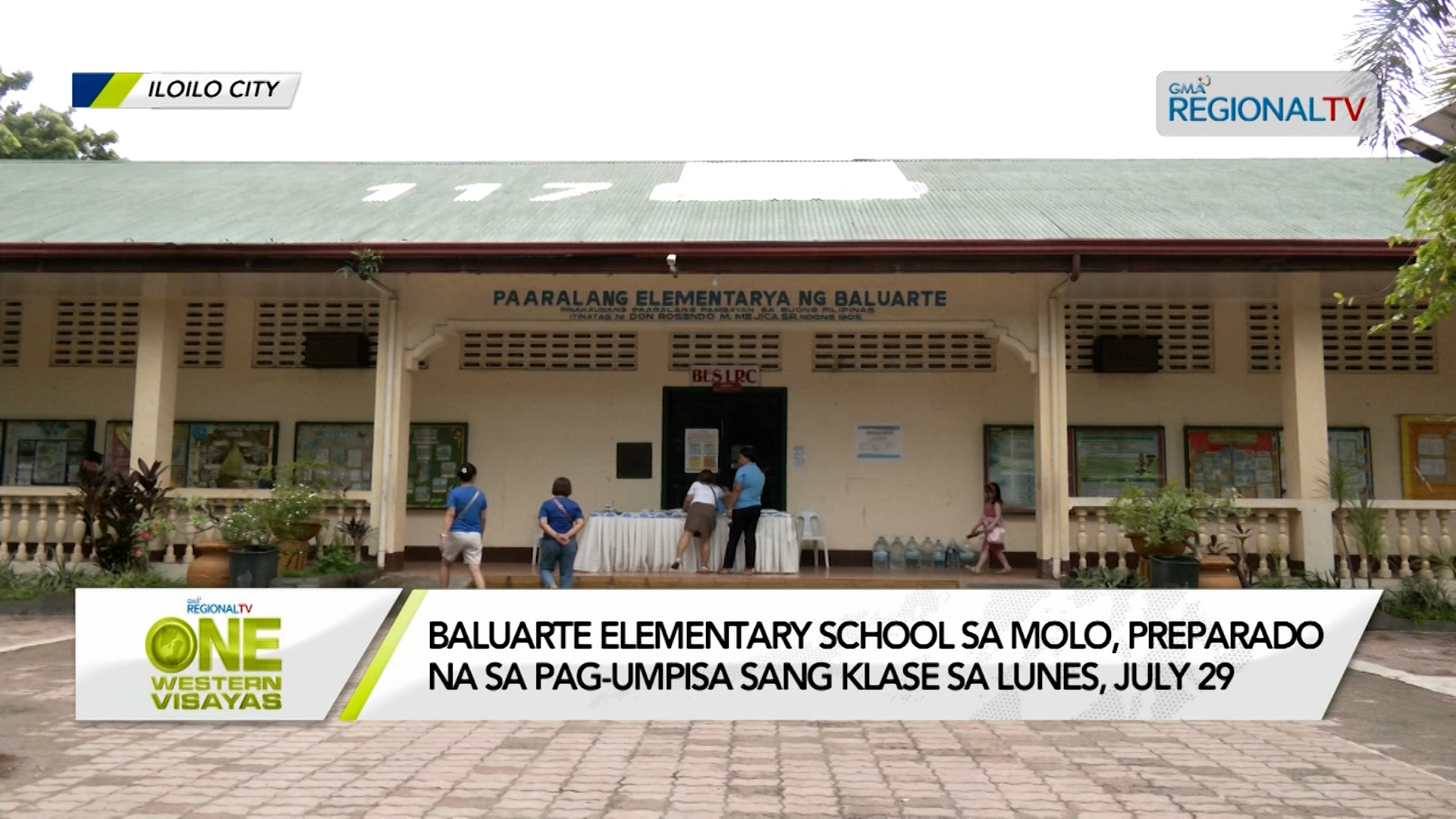 Baluarte Elementary School, preparado na sa pag-umpisa sang klase sa July 29