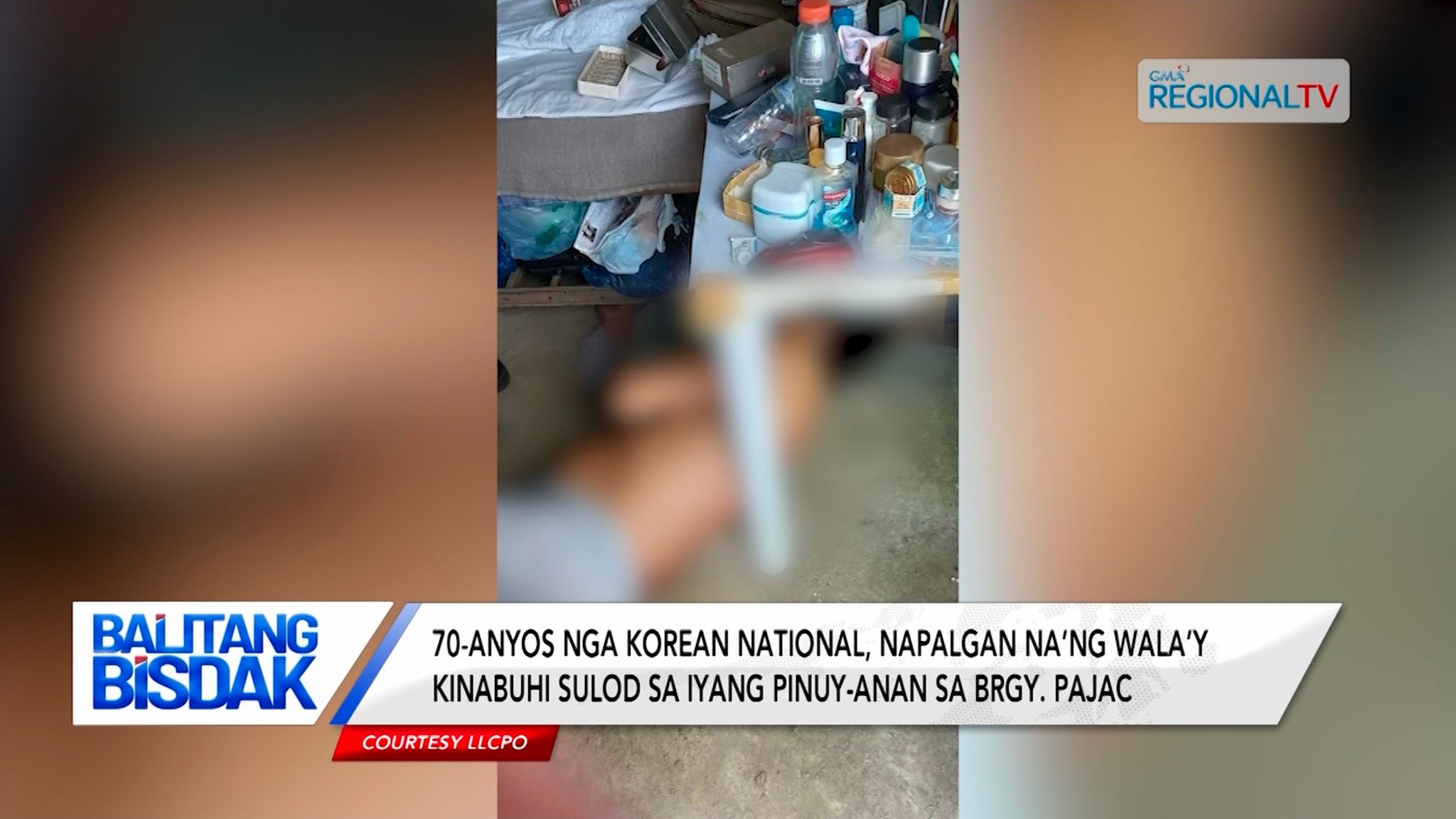 70-anyos nga Koryano, napalgang patay sulod sa iyang pinuy-anan