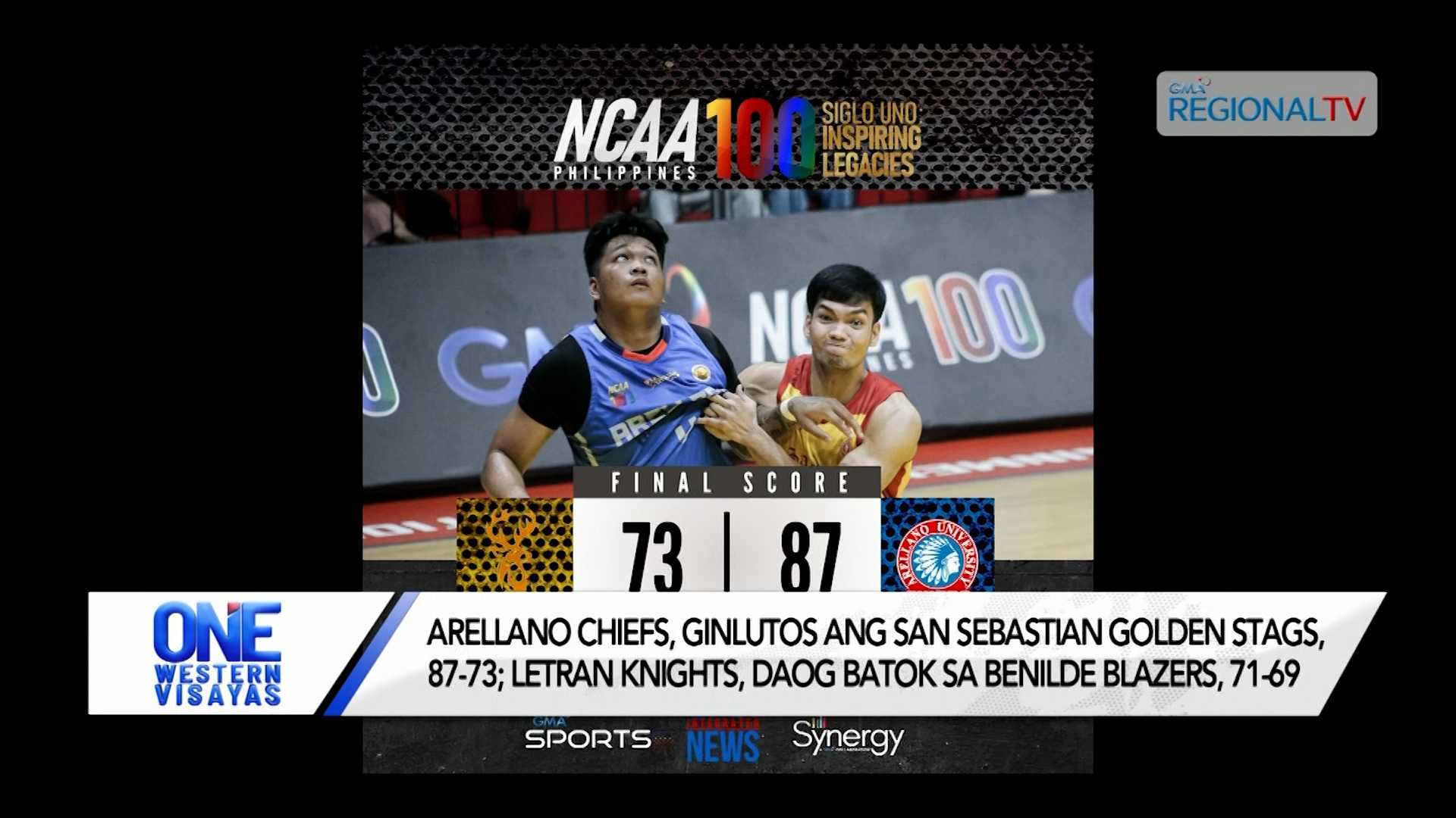 Arellano Chiefs, ginlutos ang San Sebastian Golden Stags