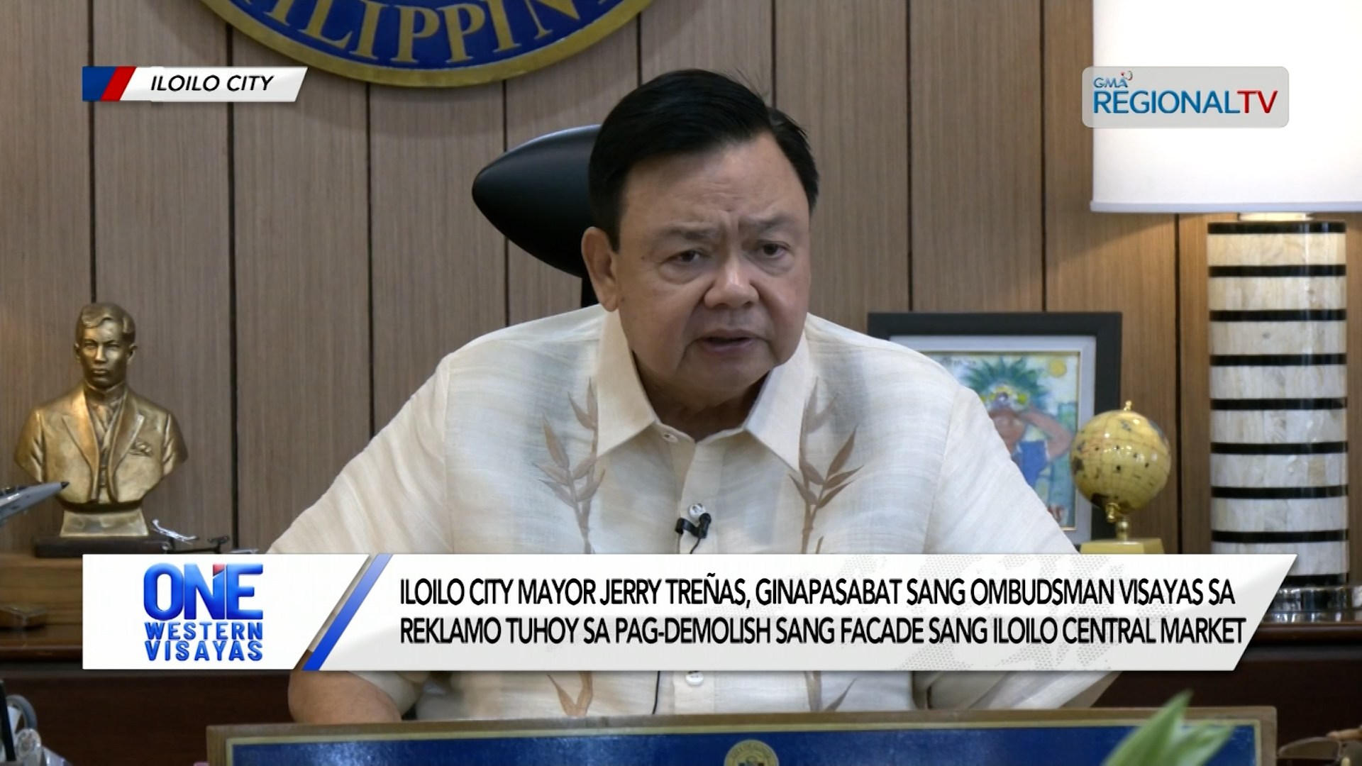 Mayor Treñas, Ginpasabat  sang Ombudsman sa Pag-demolish sang Central Market