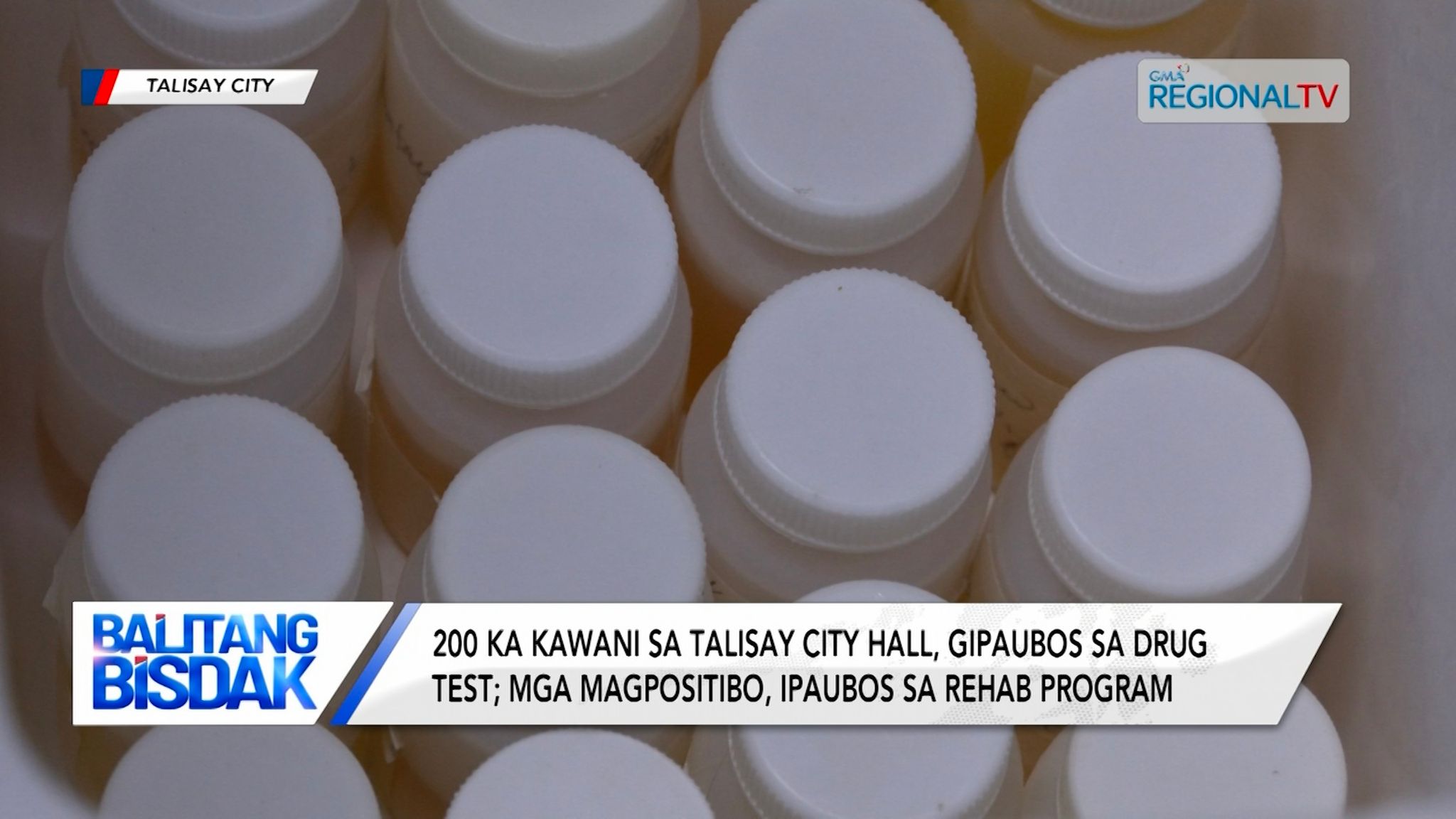 200 ka kawani sa Talisay City Hall, gipaubos sa kinalit nga drug test