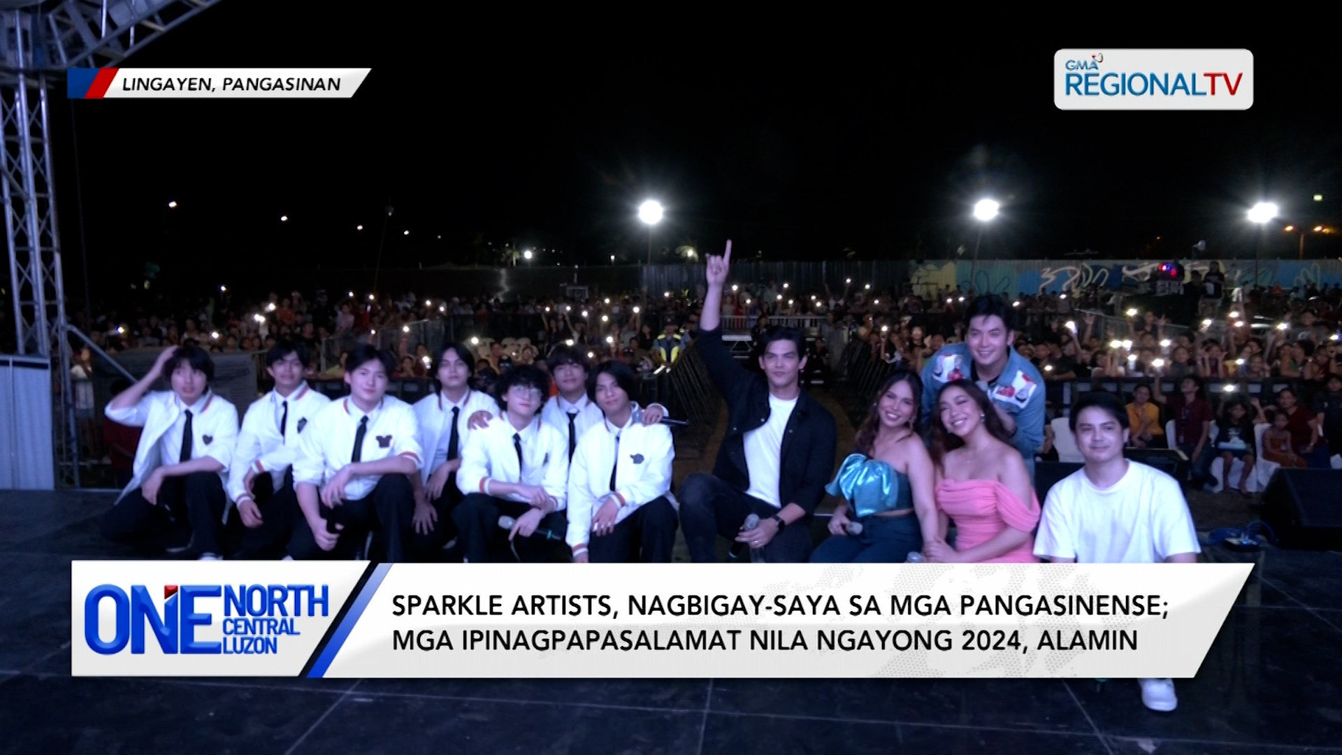 Sparkle artists, nagbigay-saya sa mga Pangasinense