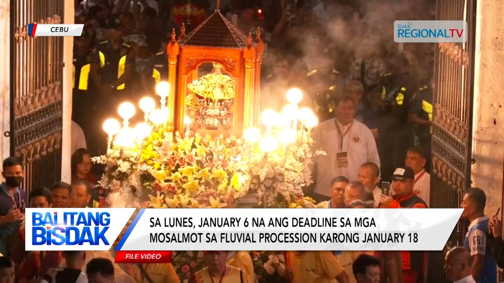 Imahen ni Señor Sto. Niño, unang mibisita sa Talisay City