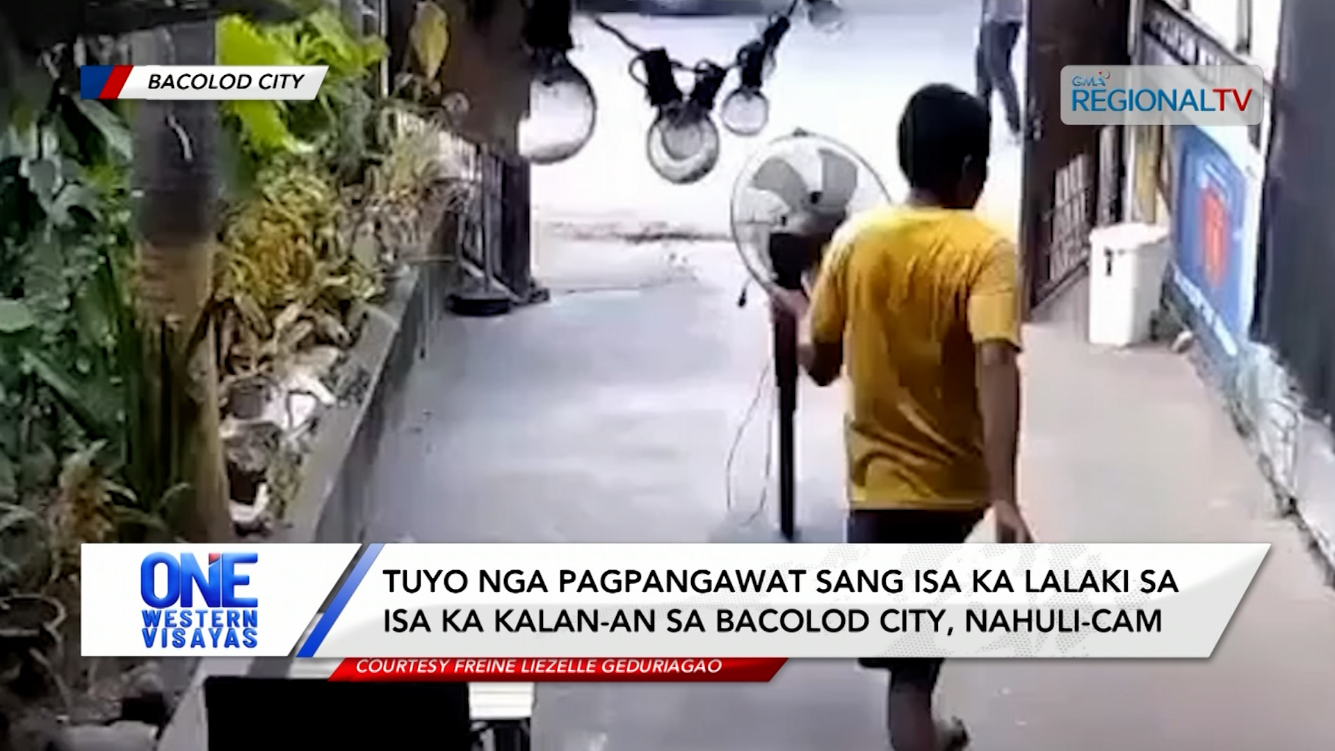 Tuyo nga pagpangawat sang lalaki sa isa ka kalan-an sa Bacolod City, nahuli-cam