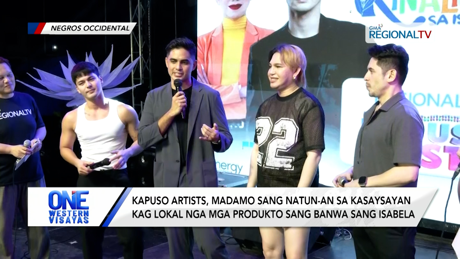 Kapuso artists madamo sang natun-an sa kasaysayan kag mga produkto sang Isabela