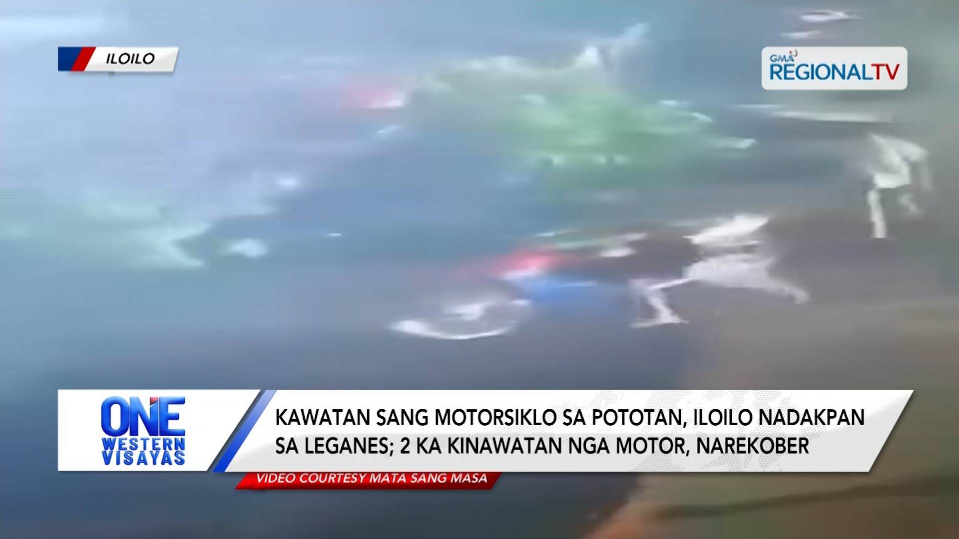 Kawatan sang motorsiklo sa Pototan, Iloilo nadakpan sa Leganes