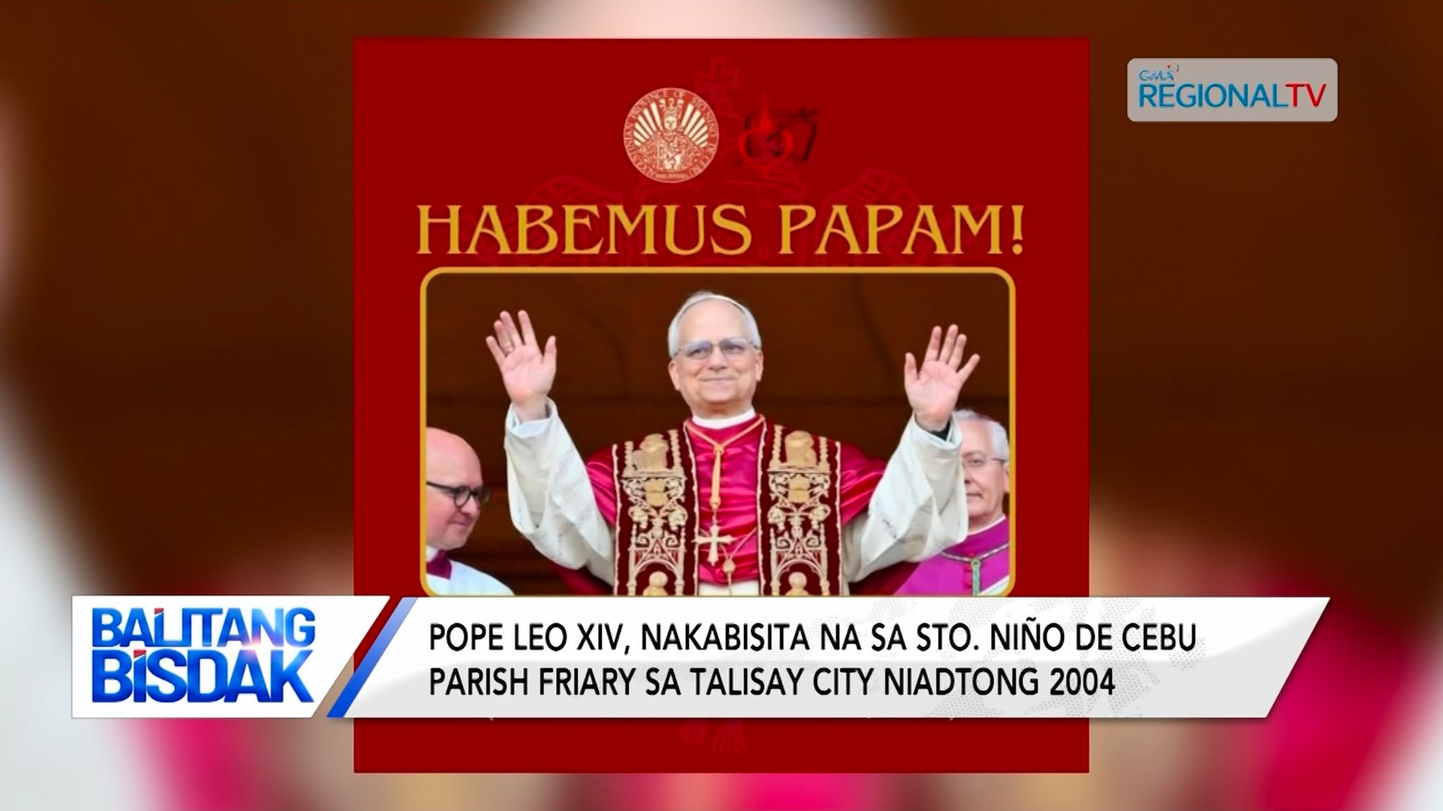 Pope Leo XIV, nakabisita na sa Sto. Niño de Cebu Parish Friary niadtong 2004