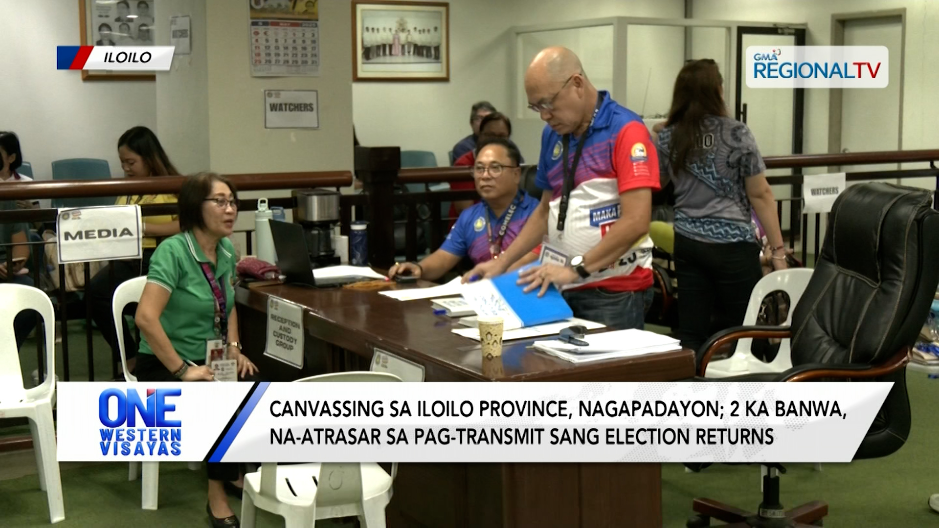 2 ka banwa, na-atrasar sa pag-transmit sang election returns