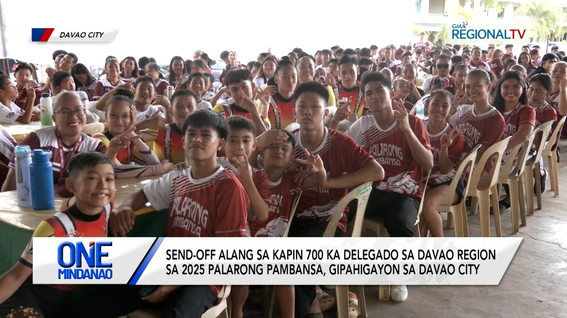 Send-off sa 700 delegado sa Davao Region sa 2025 Palarong Pambansa, gipahigayon