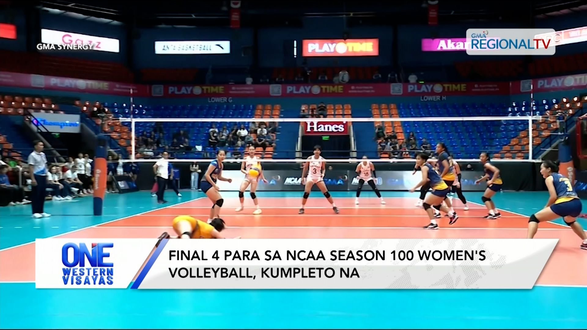 Final 4 para sa NCAA season 100 Women's Volleyball, kumpleto na