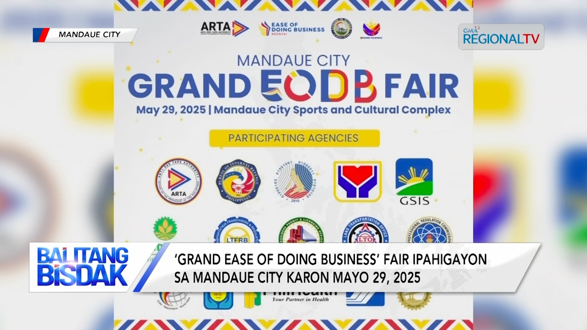 ‘Grand Ease of Doing Business’ fair ipahigayon sa Mandaue City karon Mayo 29, 2025