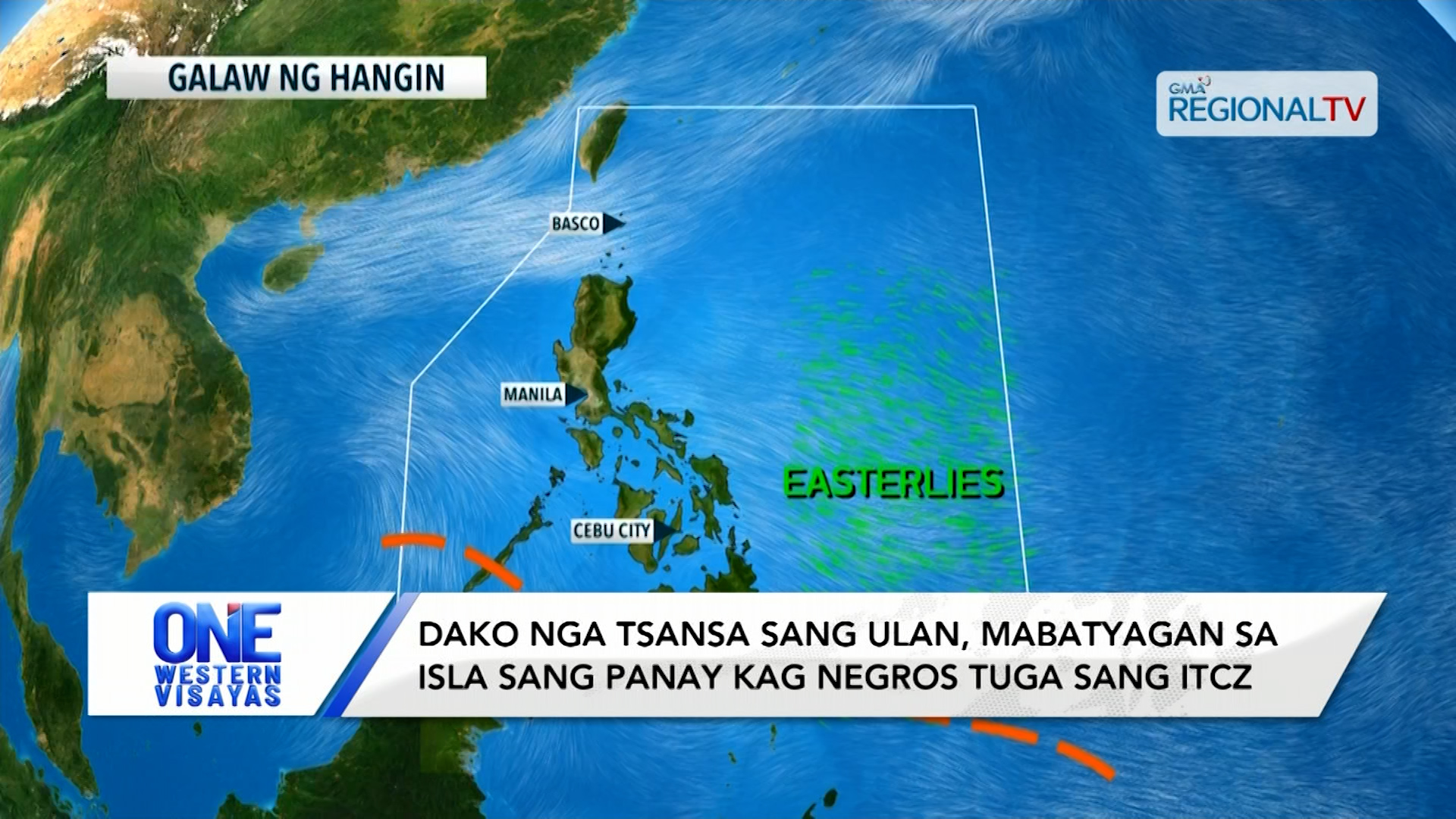 Dako nga tsansa sang ulan, mabatyagan sa isla sang Panay kag Negros