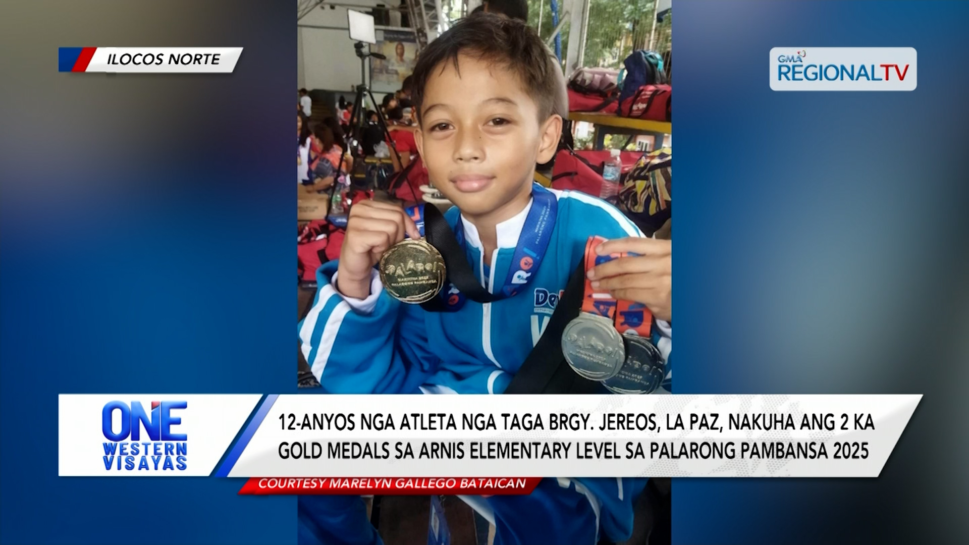 12-anyos nga Ilonggo, nakuha sang 2 gold medals sa arnis sa Palarong Pambansa