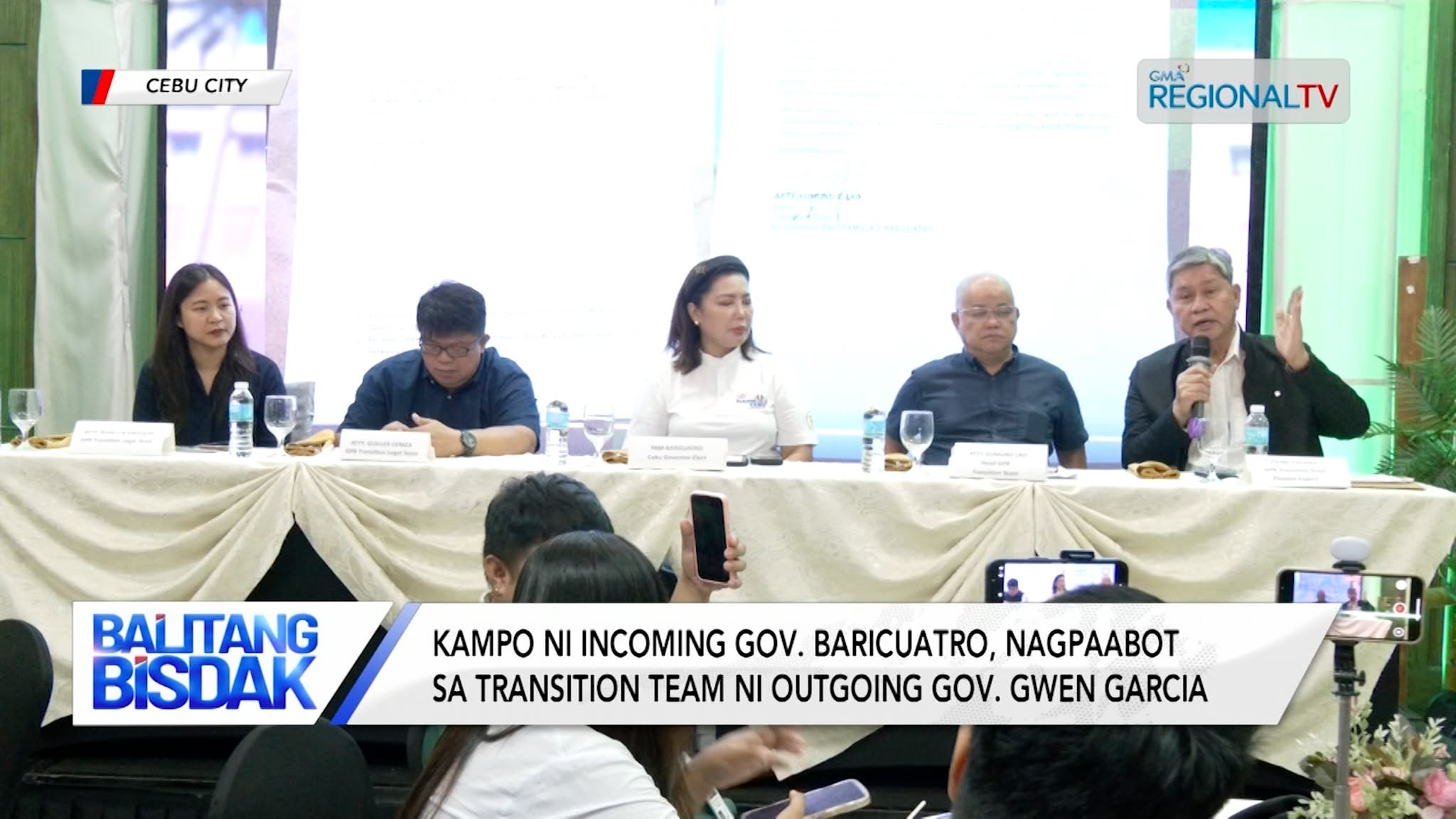 Kampo ni incoming Gov. Pam Baricuatro, nanghinaot sa hapsay nga transition