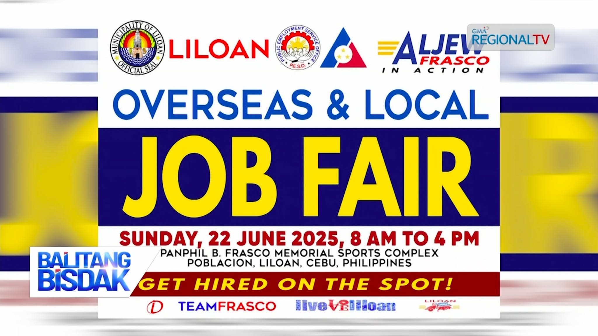 Overseas and Local Job Fair, ipahigayon karong June 22, 2025 sa Liloan