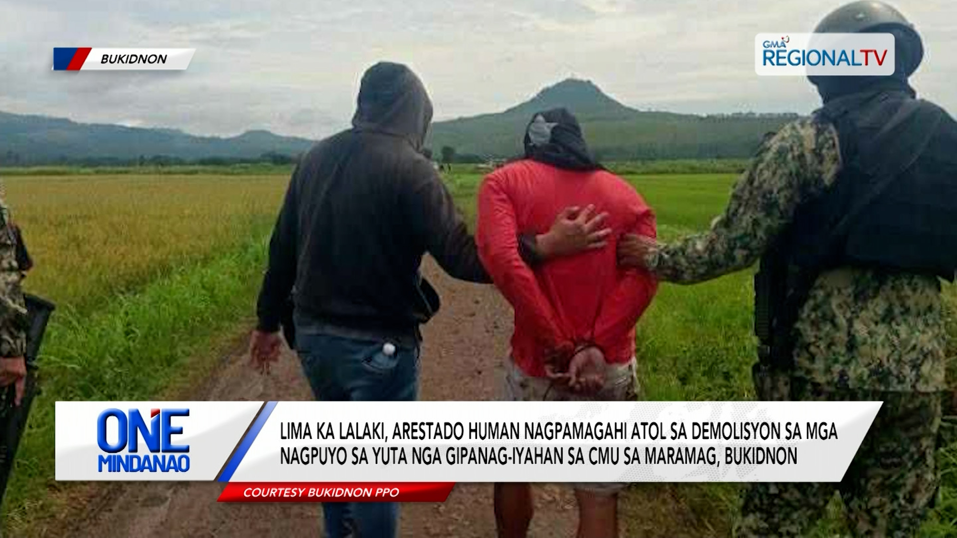 Kapin 700 pulis gideploy kung asa gipatuman ang demolisyon sa Bukidnon