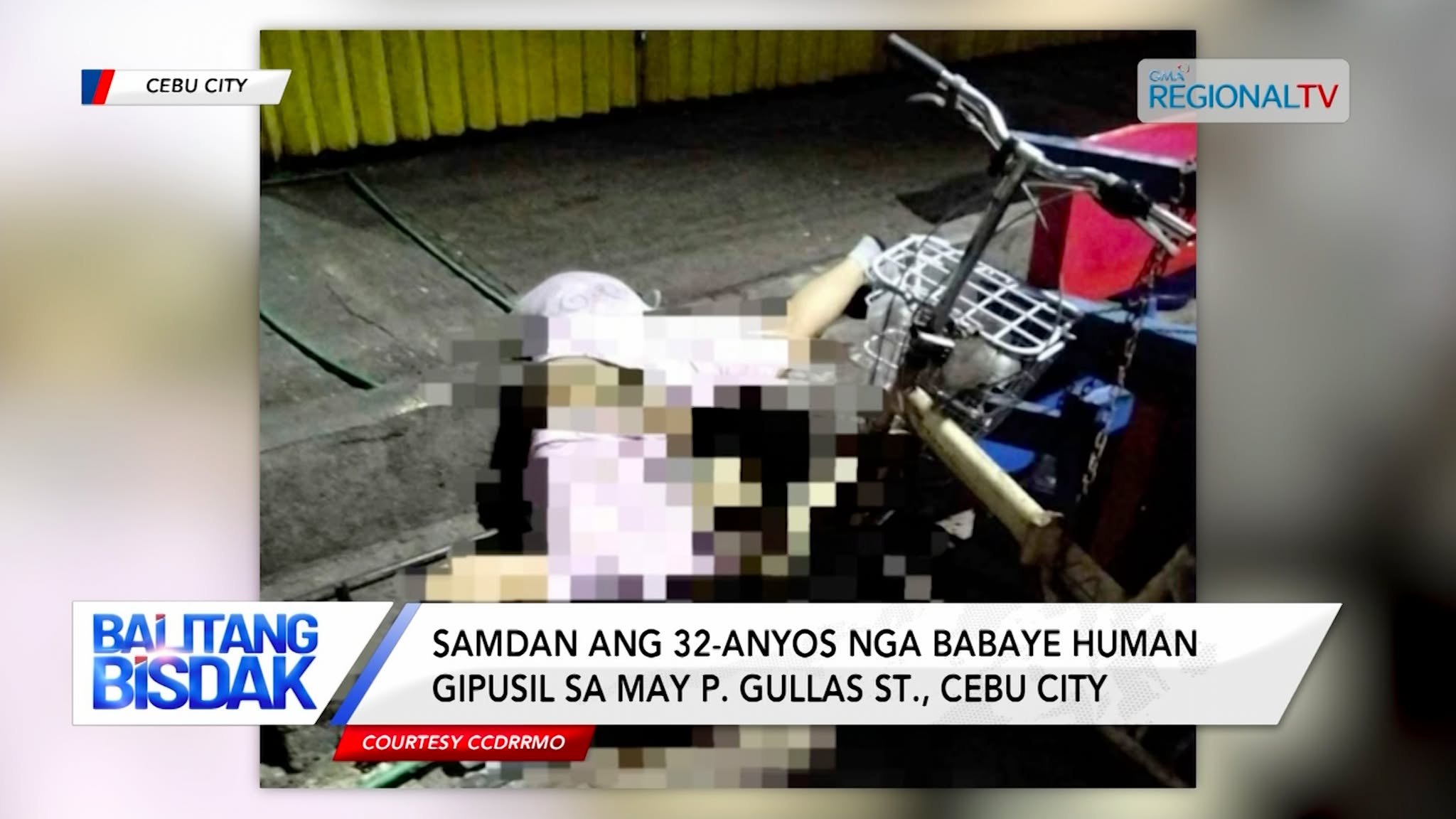 Samdan ang 32-anyos nga babaye human gipusil sa may P. Gullas St., Cebu City