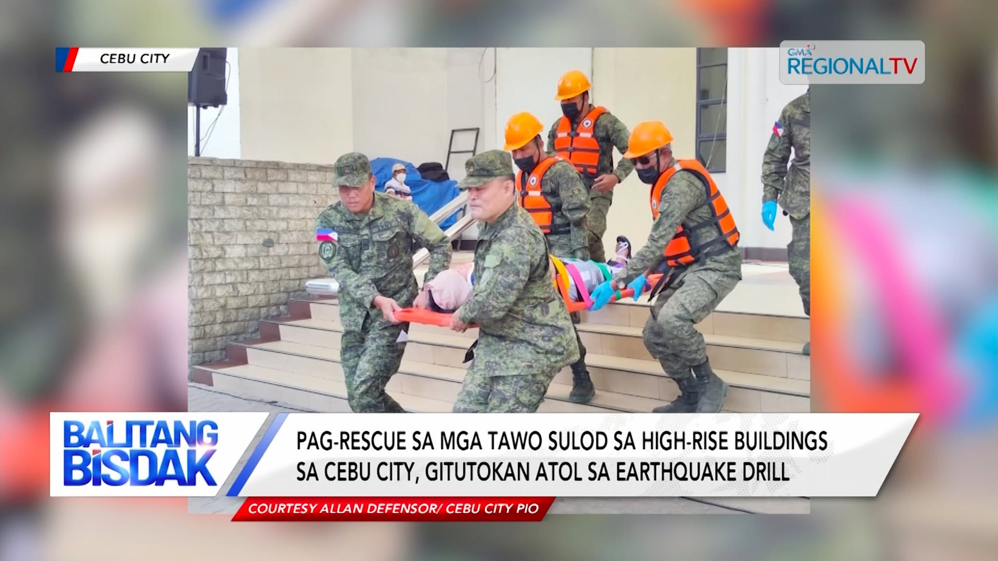 Pag-rescue sa high-rise buildings sa Cebu City, gitutokan atol sa earthquake drill