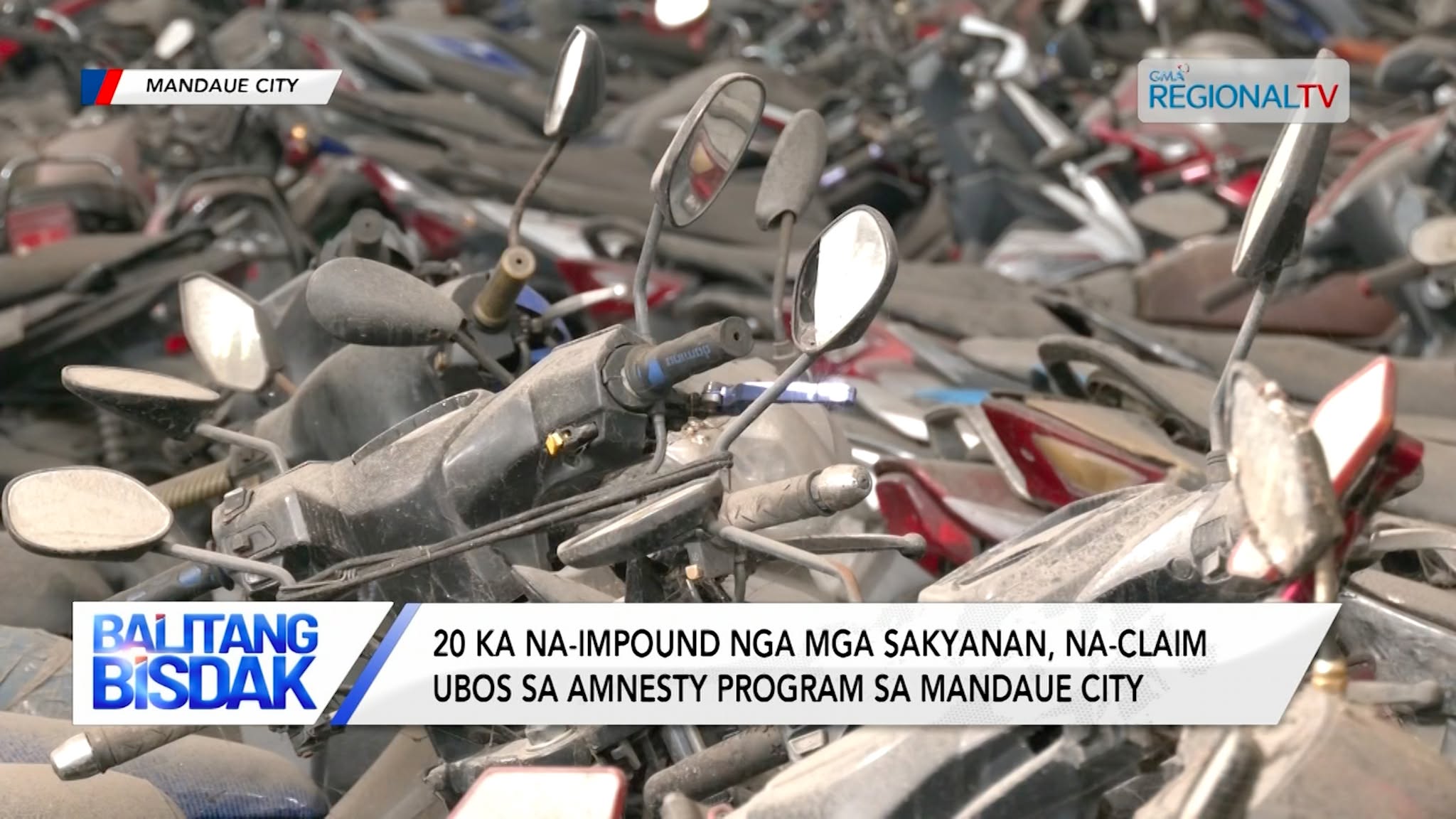 20 ka sakyanan nga na-impound sa Mandaue, na-claim ubos sa amnesty program