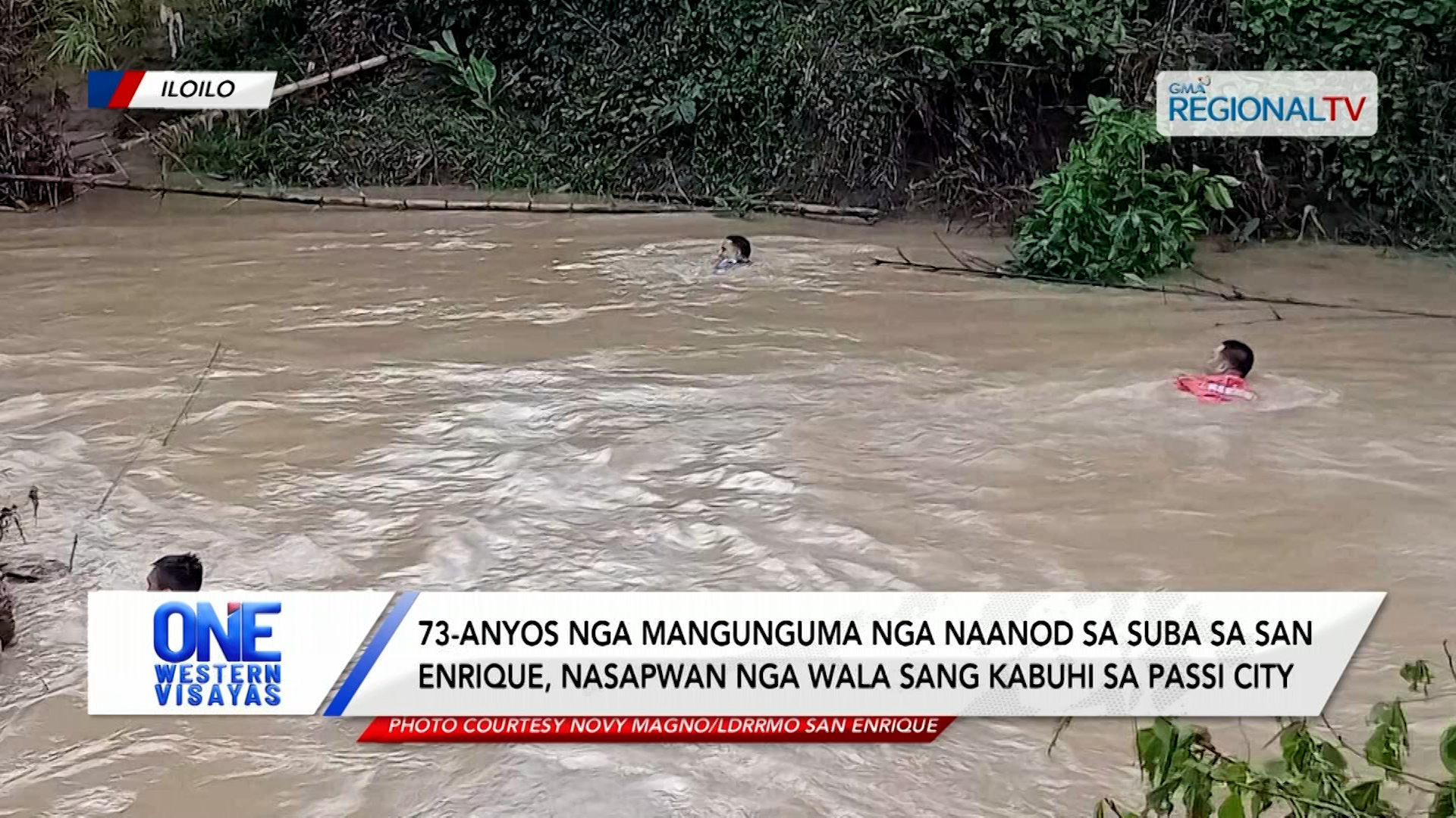 73-anyos nga mangunguma nga naanod sa suba sa San Enrique nasapwan sa Passi City