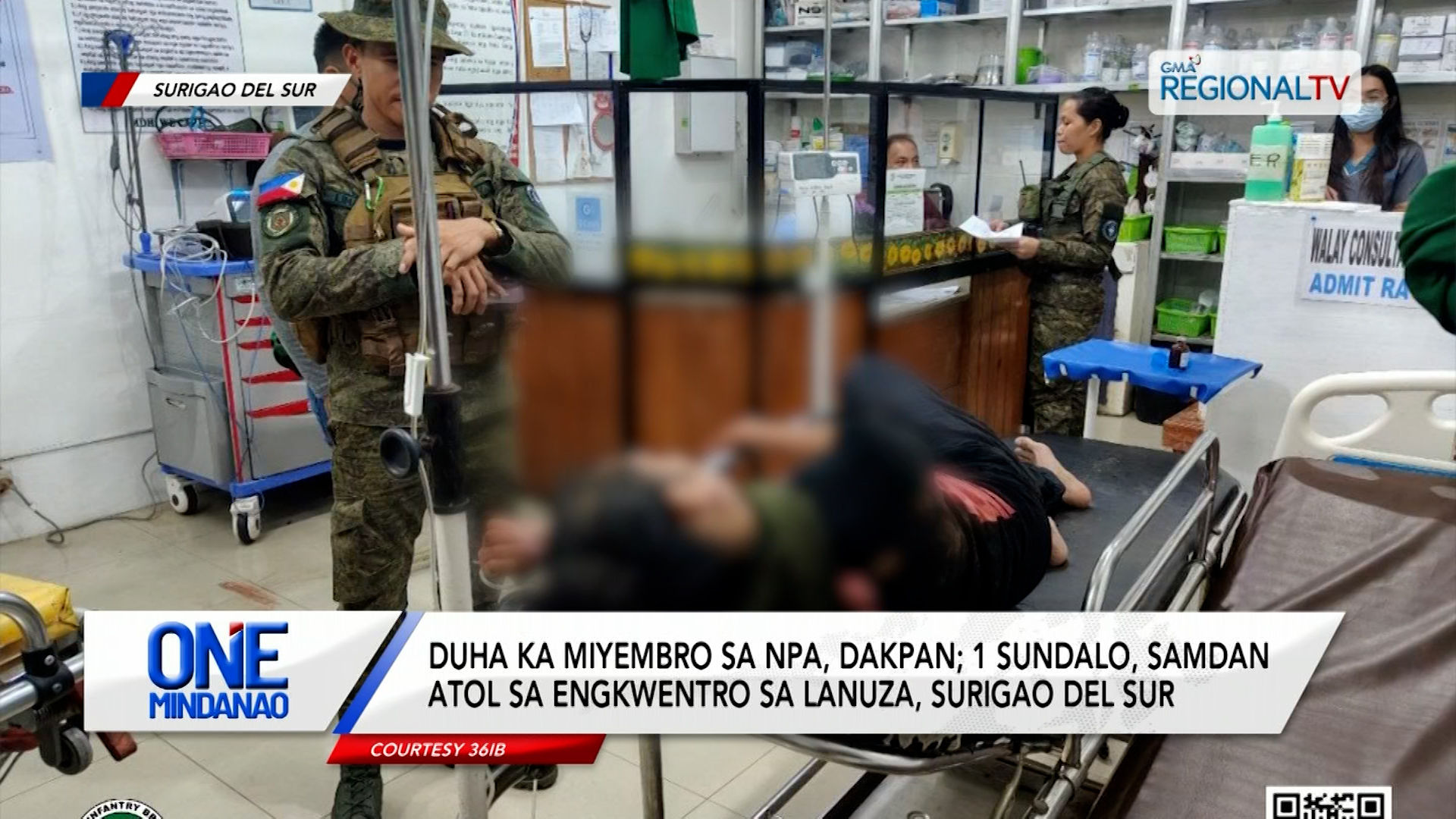 Duha ka NPA, dakpan; 1 sundalo, samdan sa engkwentro sa Surigao del Sur
