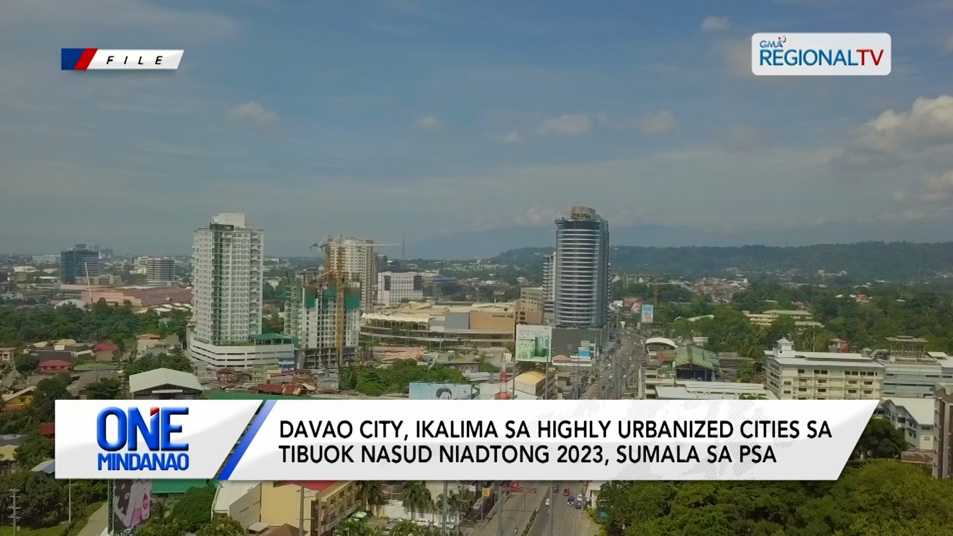 Davao City, ikalima sa highly urbanized cities sa tibuok nasud niadtong 2023