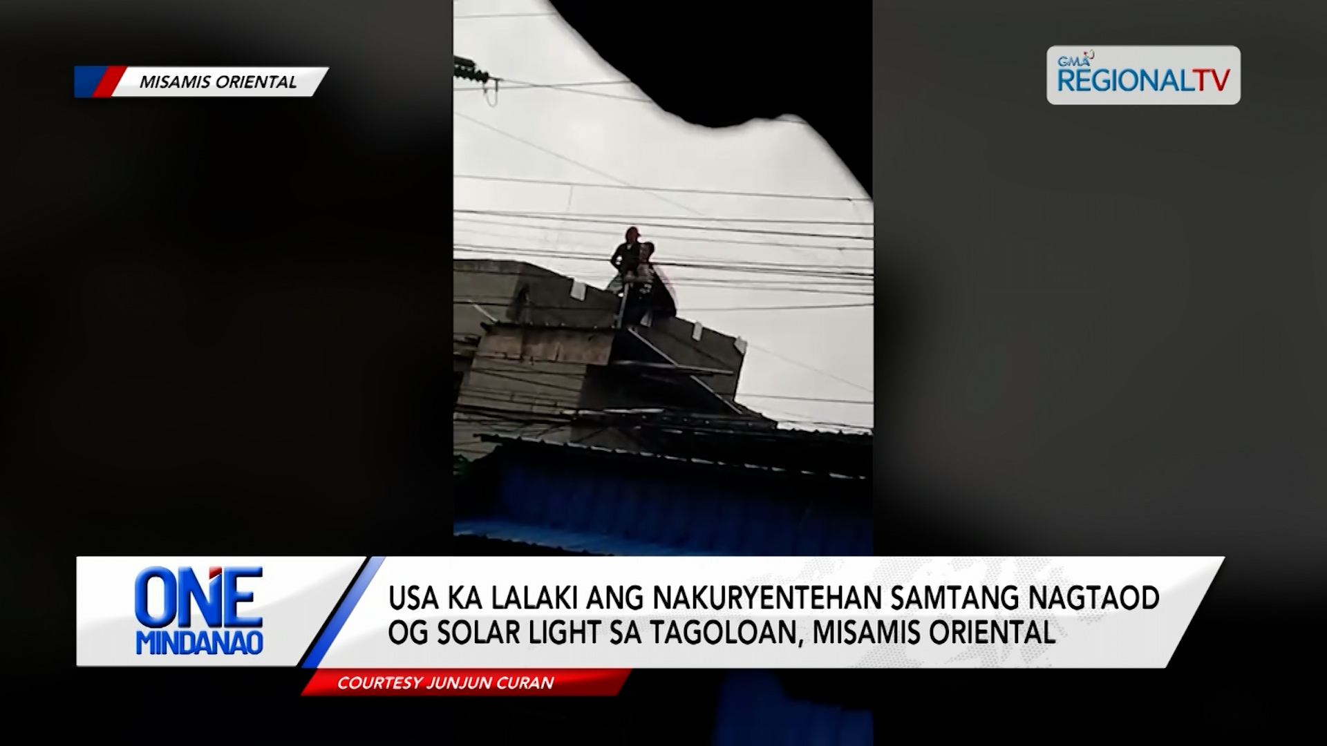 Usa ka lalaki, nakuryentehan samtang nagtaod og solar light sa Misamis Oriental