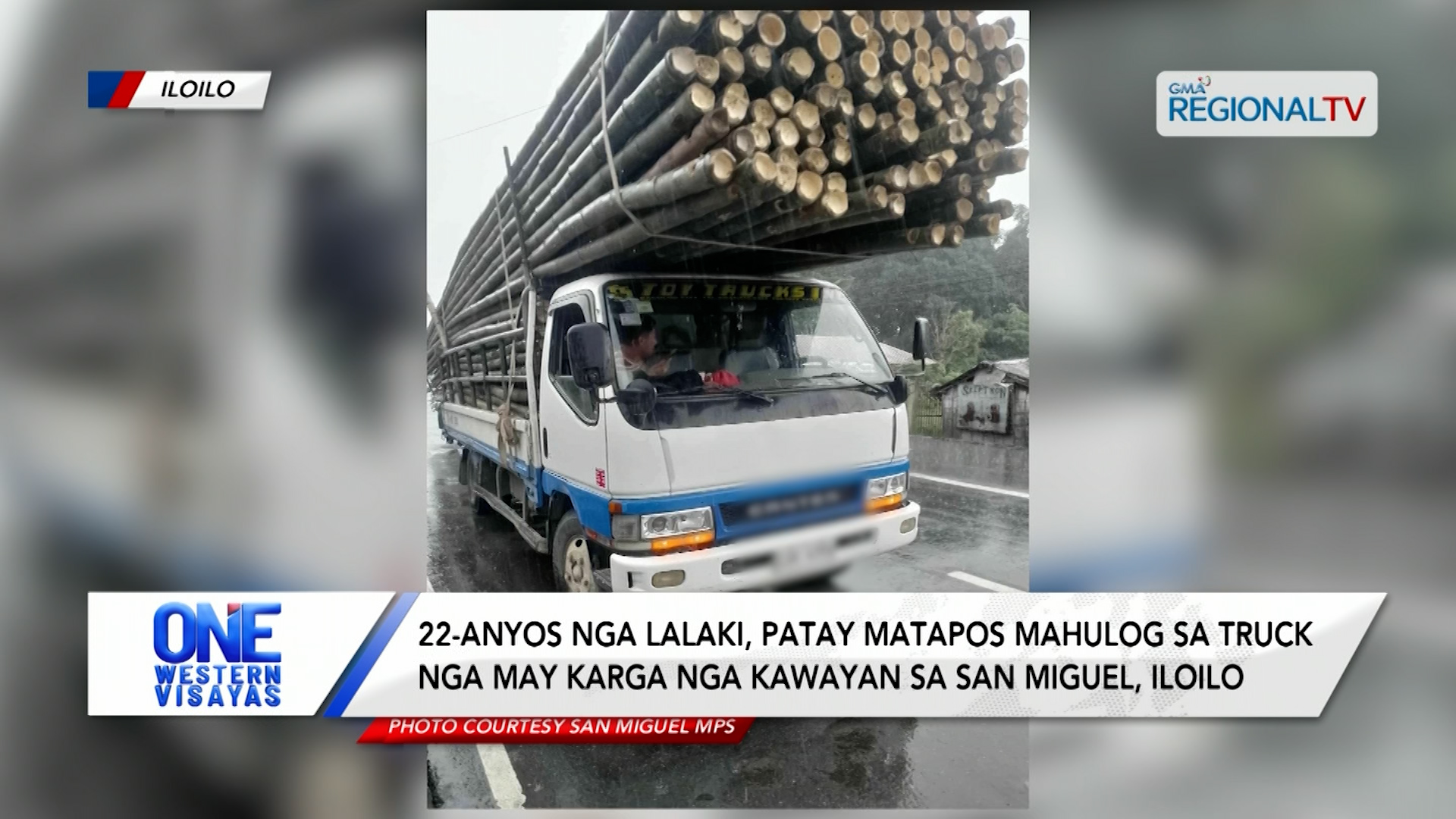 Lalaki, nagtaliwan sang nahulog sa truck sa San Miguel, Iloilo | One Western Visayas