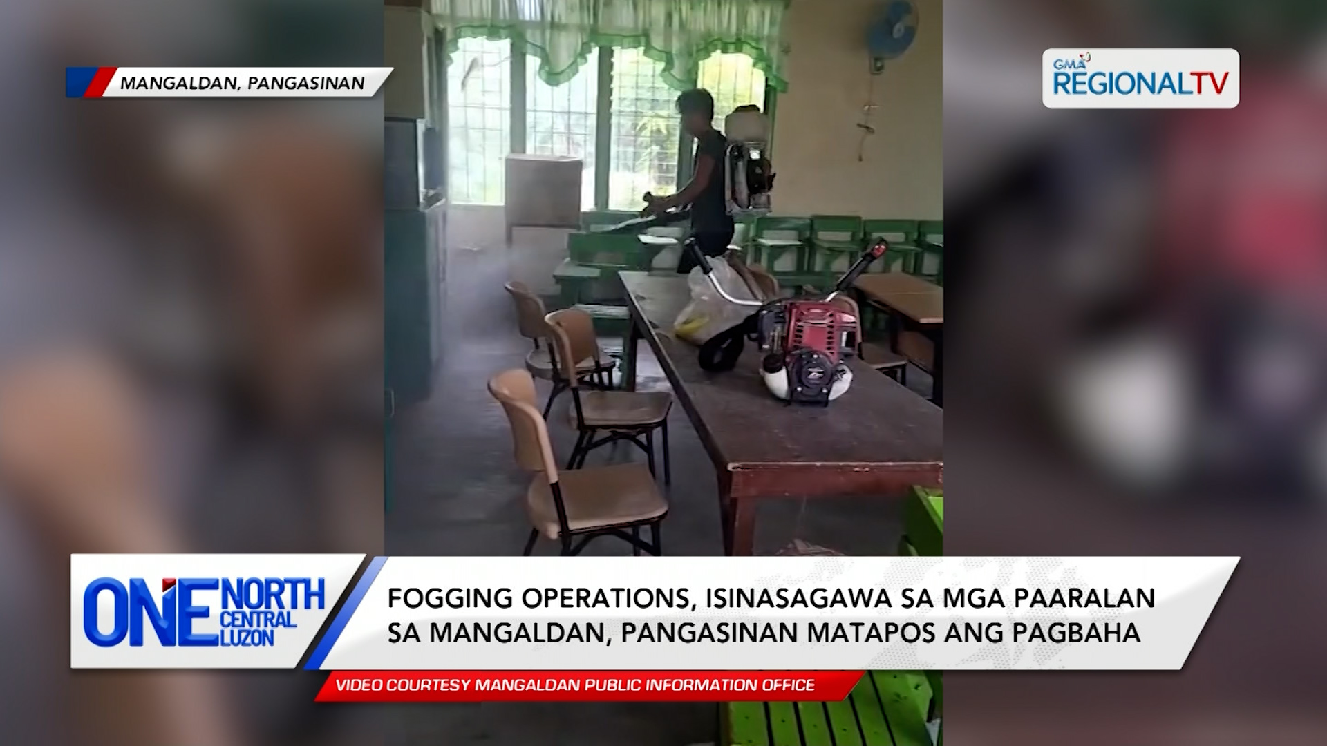 Fogging operations, isinasagawa sa mga paaralan sa Mangaldan, Pangasinan | One North Central Luzon