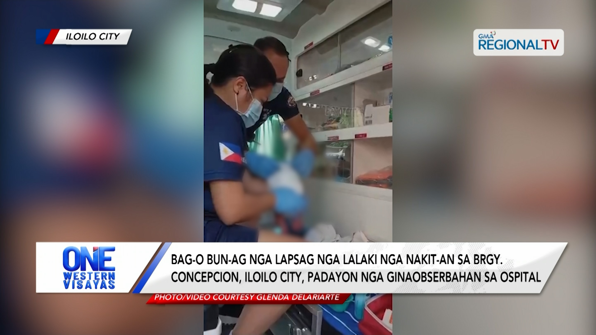 Lapsag nga nasapwan sa Iloilo City, padayon ginaobserbahan sa ospital | One Western Visayas