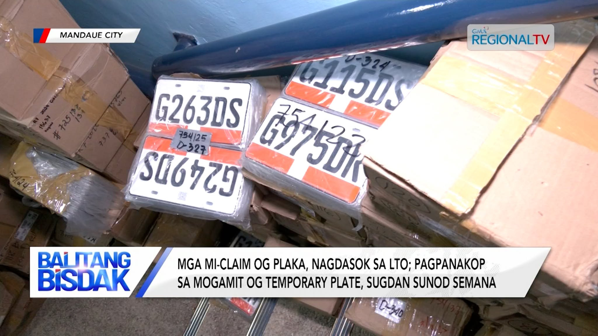Pagpanakop sa mogamit og temporary plate, sugdan sunod semana sa LTO | Balitang Bisdak