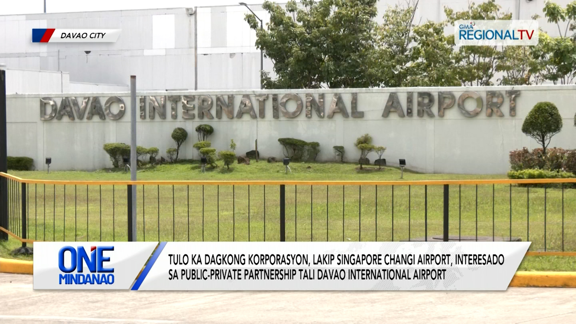 Tulo ka dagkong korporasyon, lakip Singapore Changi Airport, interesado | One Mindanao