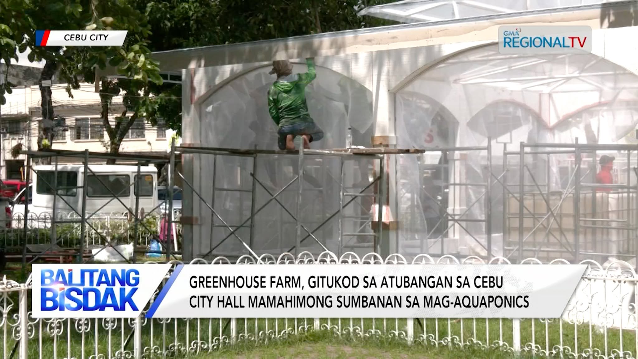 Greenhouse Farm, Gitukod Atubangan sa Cebu City Hall | Balitang Bisdak