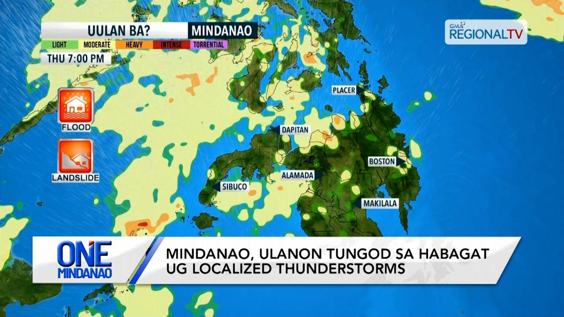 Mindanao, ulanon tungod sa Habagat ug Localized Thunderstorms | One Mindanao
