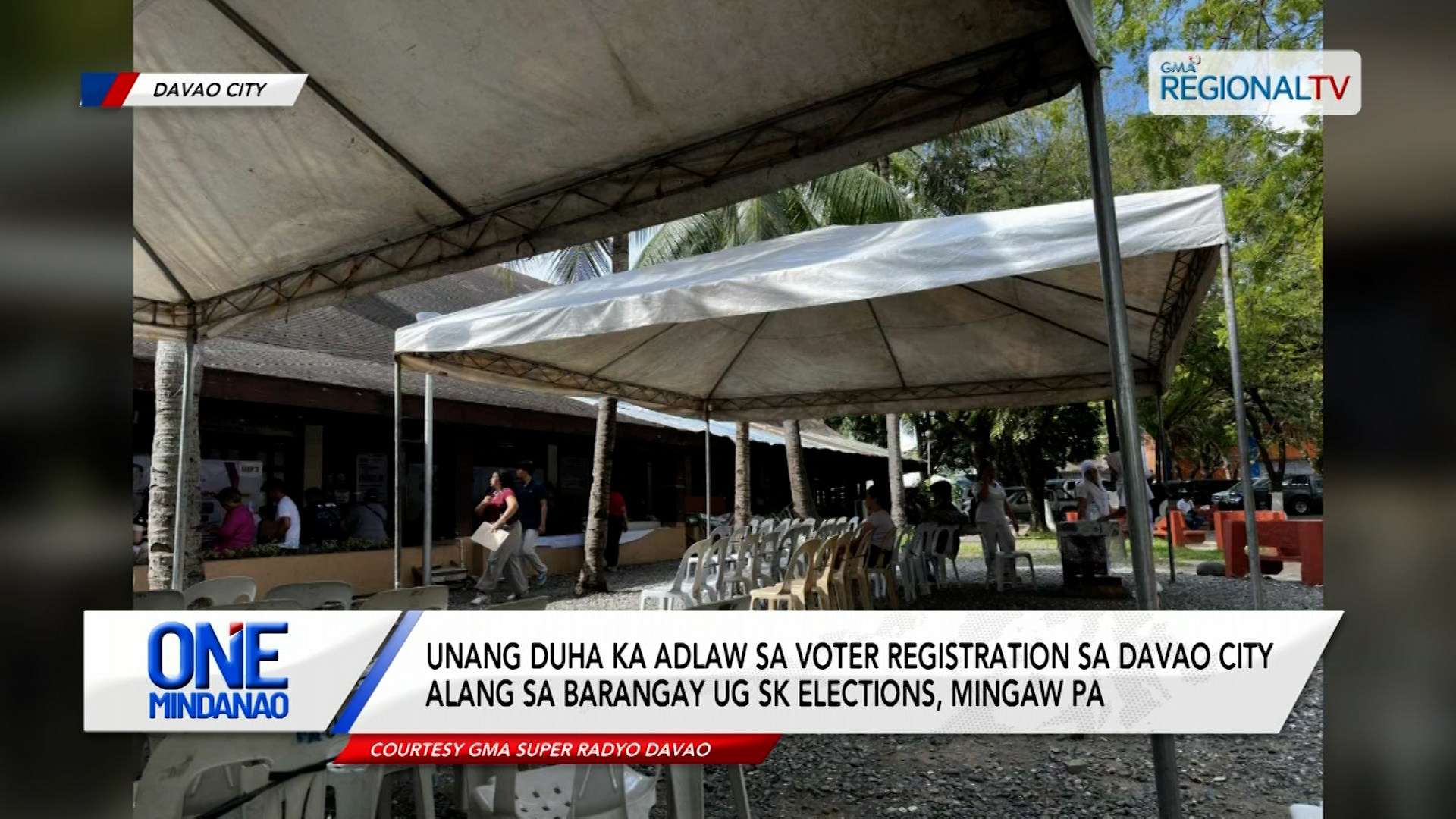 Unang 2 adlaw sa voter registration sa Davao City sa BSKE 2026, mingaw pa | One Mindanao