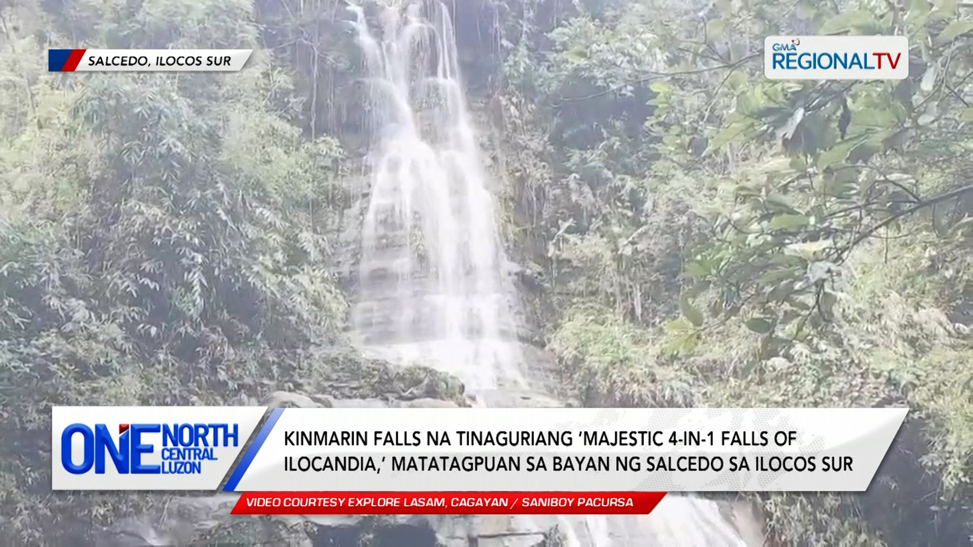 ‘Majestic 4-in-1 Falls of Ilocandia,’ matatagpuan sa Salcedo, Ilocos Sur | One North Central Luzon