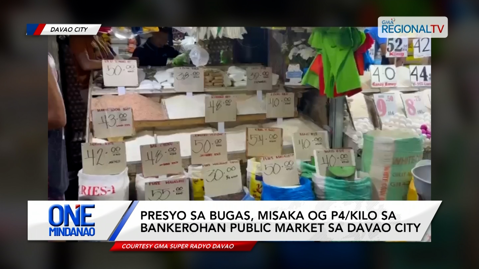 Presyo sa bugas, misaka og P4/Kilo sa Bankerohan Public Market | One Mindanao