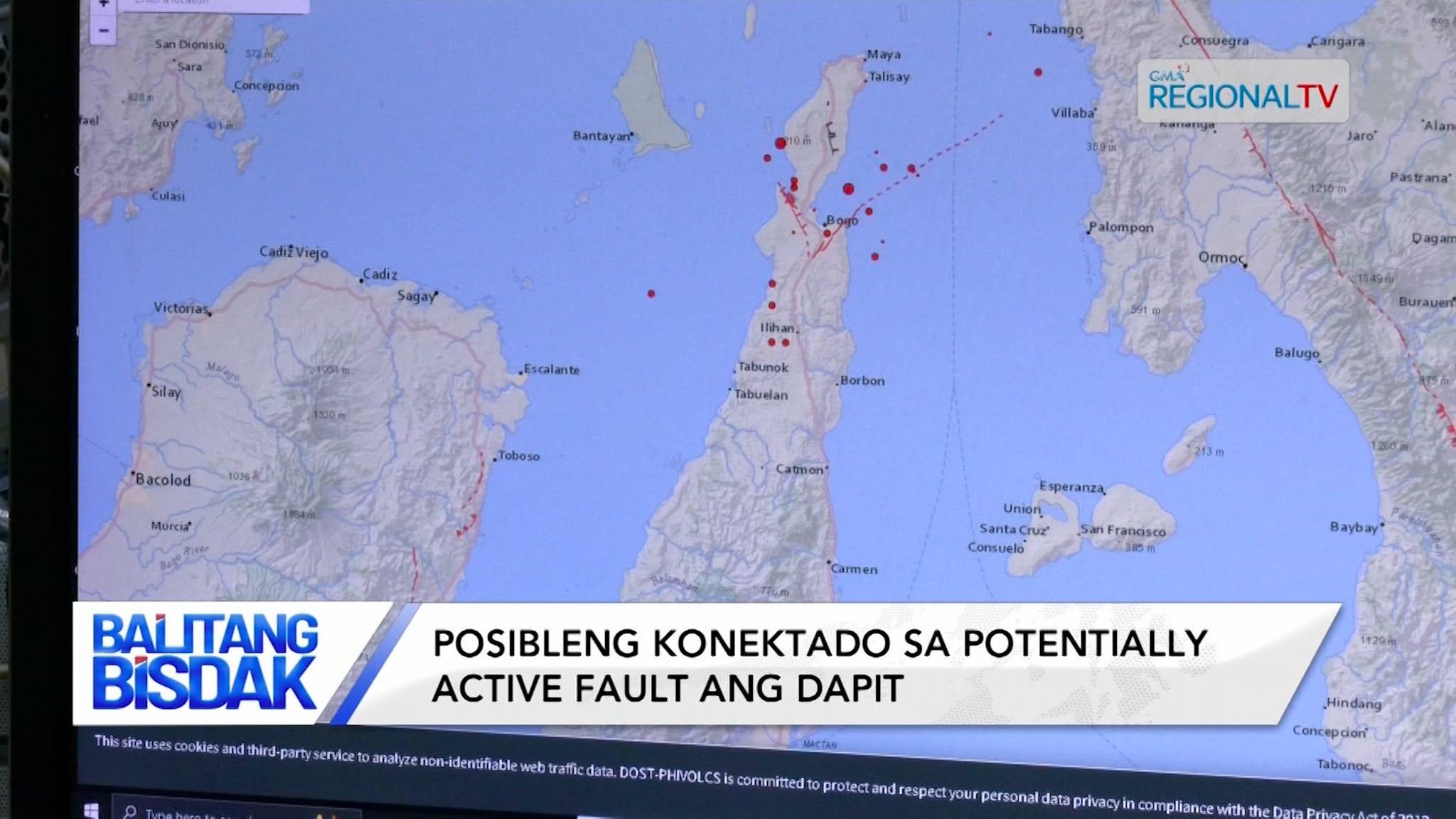 3.4 Magnitude nga Linog, Nasinati sa Pinamungajan Niadtong Miyerkules | Balitang Bisdak