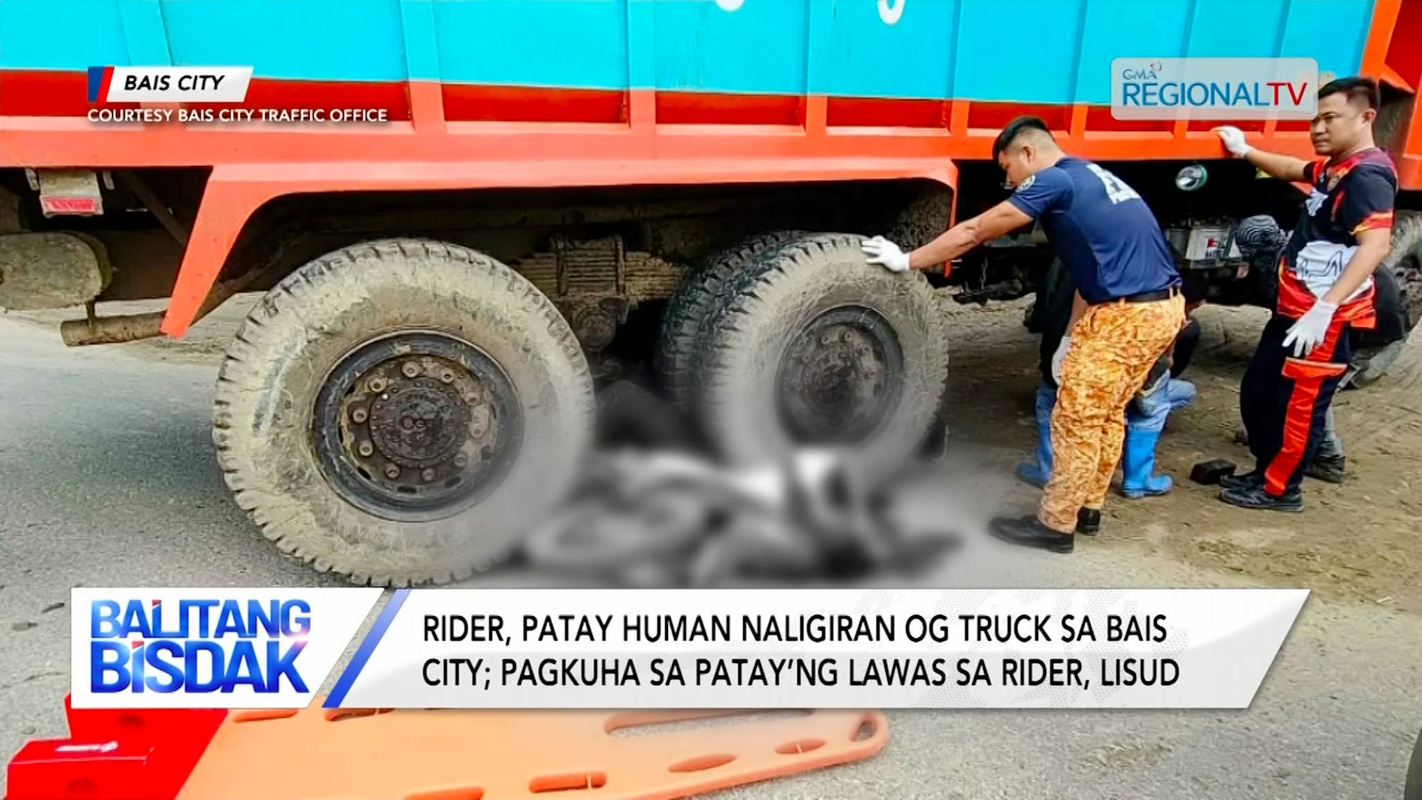Rider, Patay Human Naligiran og Truck sa Bais City | Balitang Bisdak