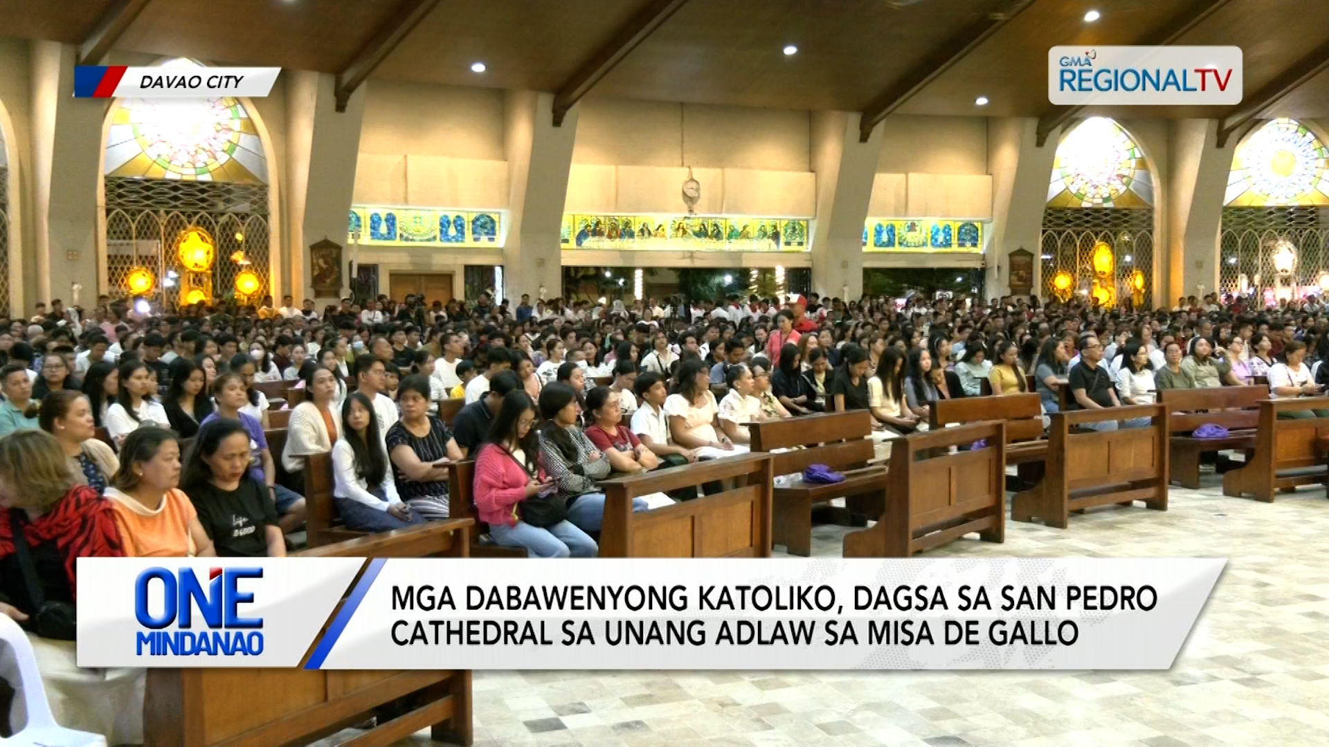 Mga Dabawenyong Katoliko, dagsa sa San Pedro Cathedral | One Mindanao