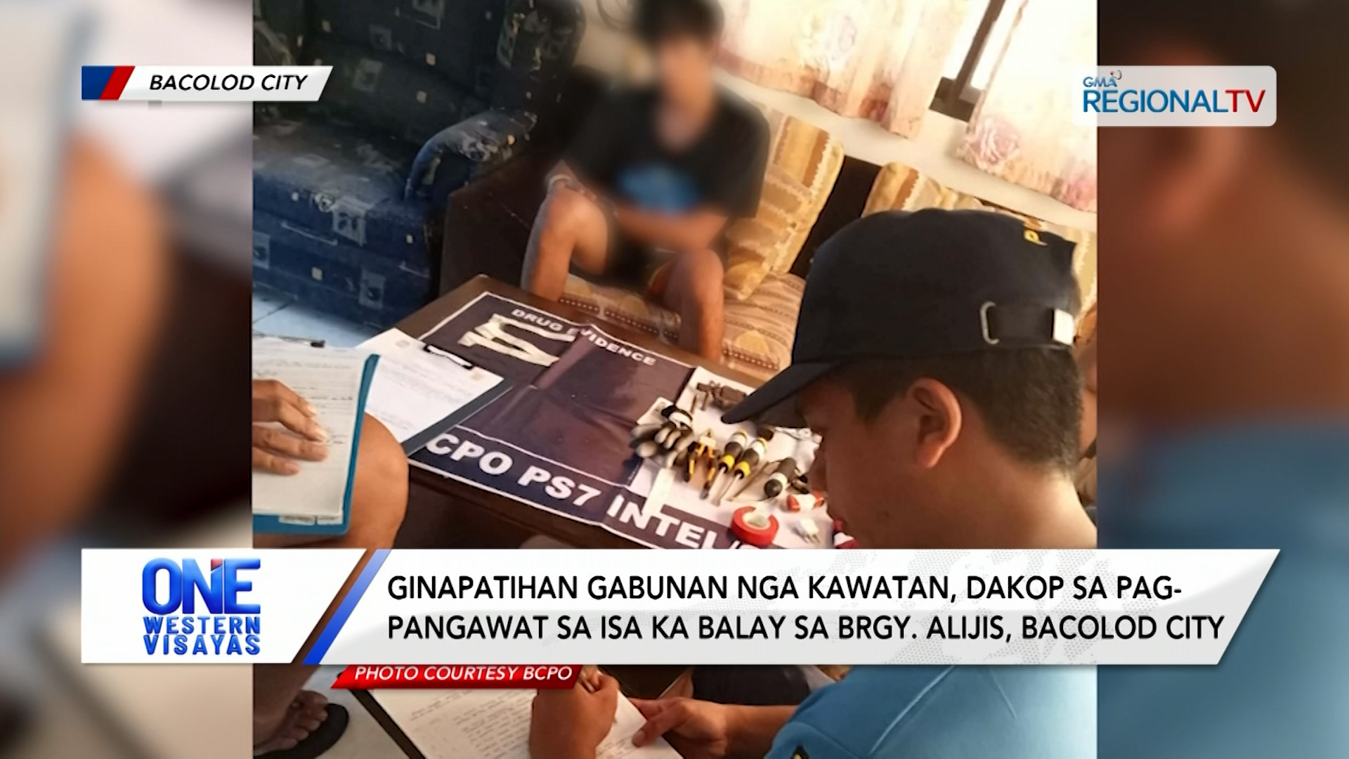 Kawatan, dakop sa pagpangawat sa isa ka balay sa Brgy. Alijis, Bacolod City | One Western Visayas