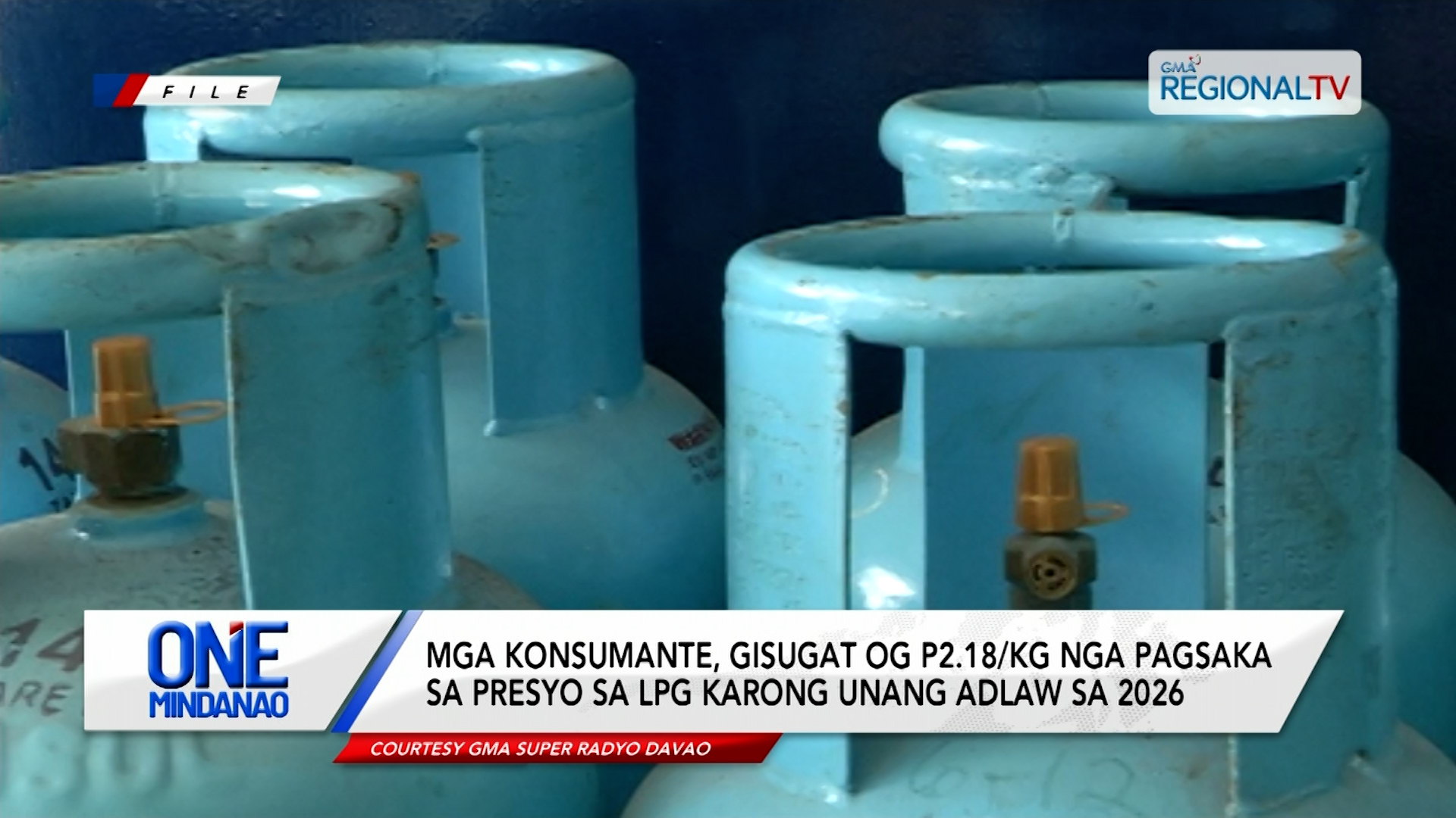 Mga konsumante, gisugat og P2.18/Kg nga pagsaka sa presyo sa LPG | One Mindanao