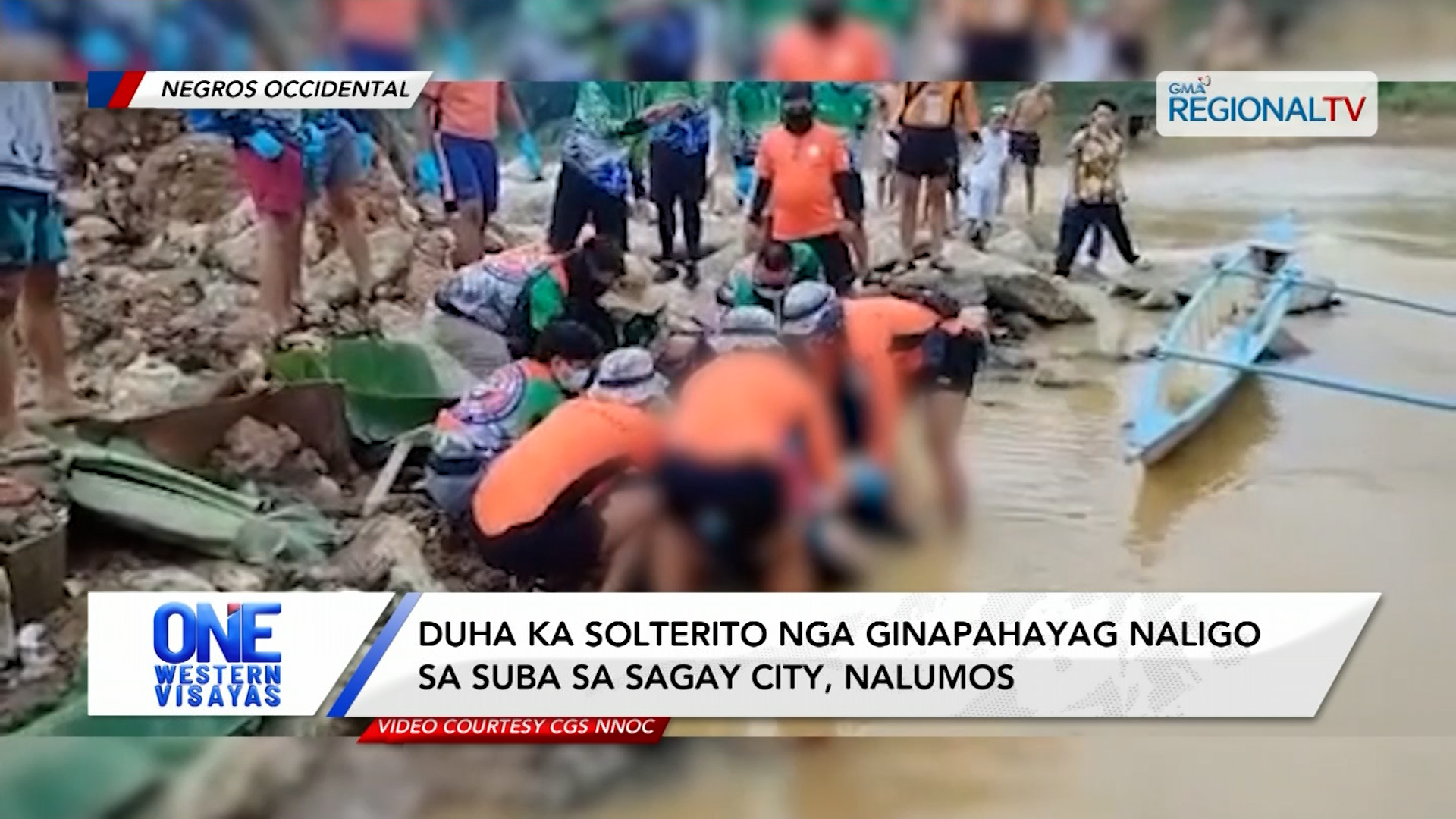 Duha ka solterito nga ginapahayag naligo sa suba sa Sagay City, nalumos | One Western Visayas