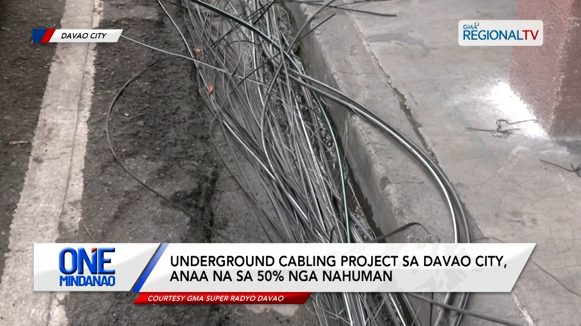 Underground cabling project sa Davao City, anaa na sa 50% nga nahuman | One Mindanao