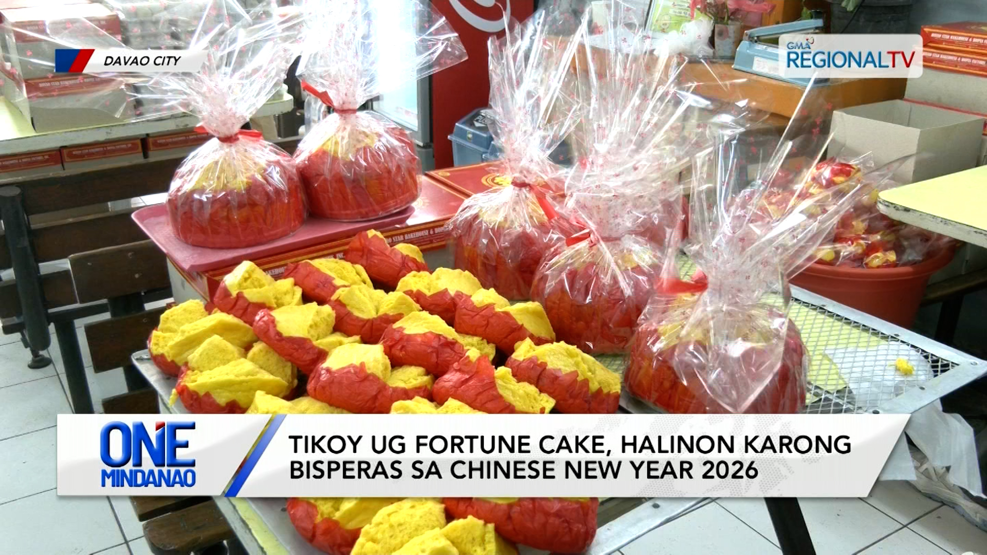 Tikoy ug fortune cake, halinon karong bisperas sa Chinese New Year 2026 | One Mindanao