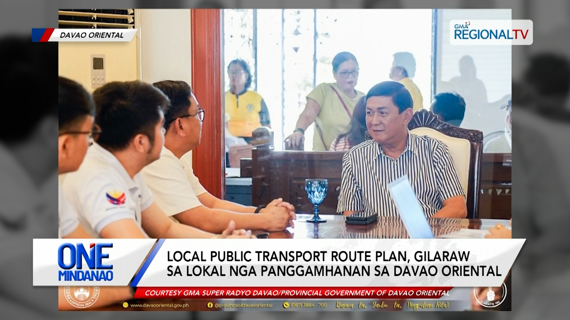 Local public transport route plan, gilaraw sa lokal nga panggamhanan | One Mindanao