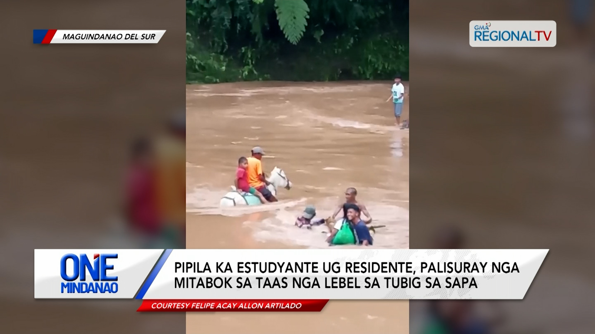 Pipila ka estudyante ug residente, buhis-buhay nga mitabok sa gibaha nga sapa | One Mindanao