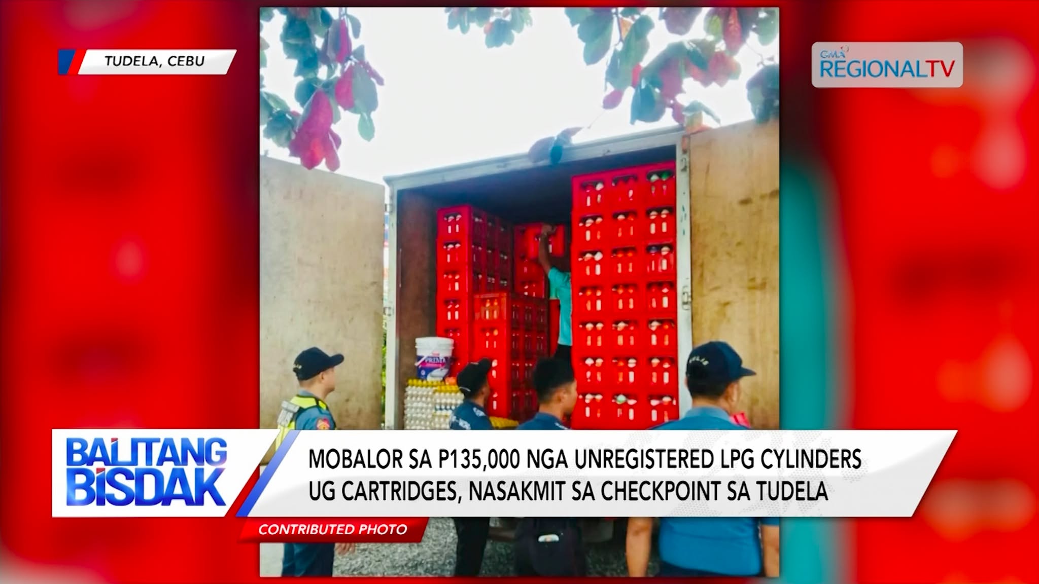 Mobalor sa P135,000 nga unregistered LPG Cylinders ug Cartridges, Nasakmit | Balitang Bisdak