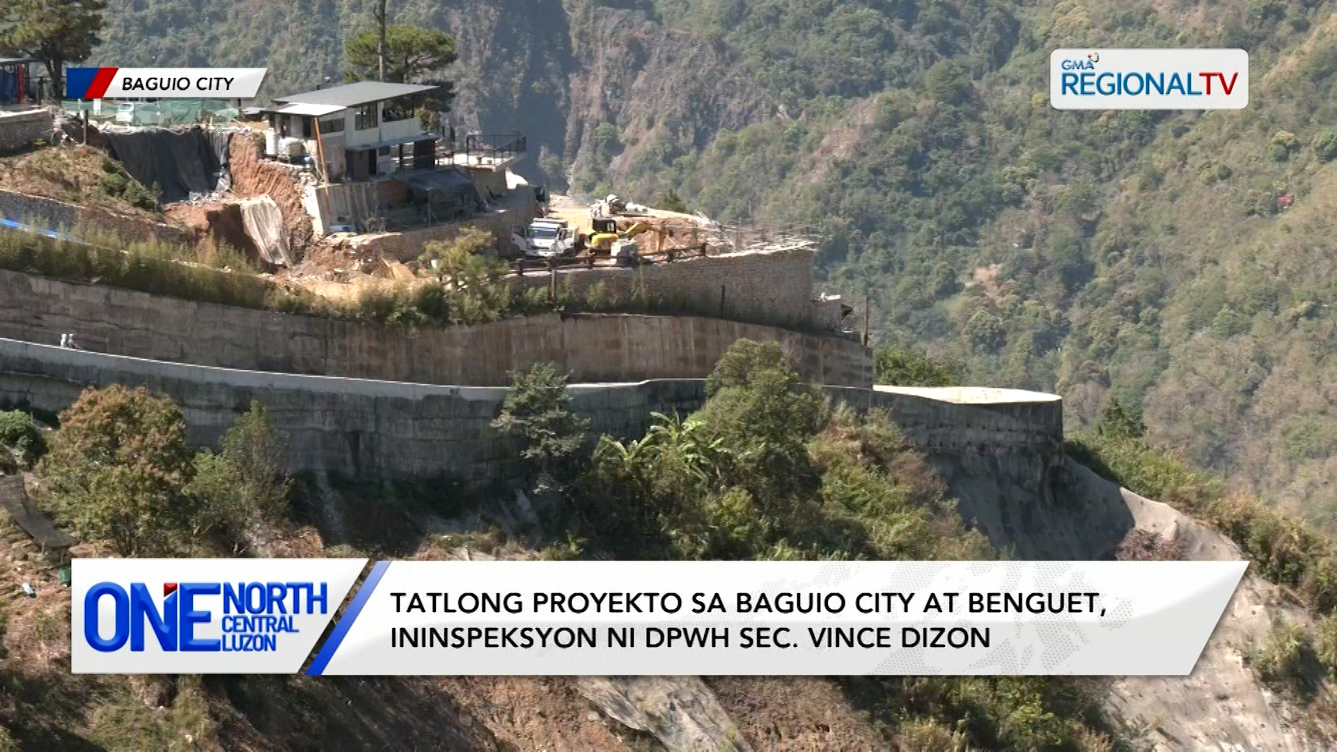 3 proyekto sa Baguio City at Benguet, ininspeksyon ni DPWH Sec. Dizon | One North Central Luzon