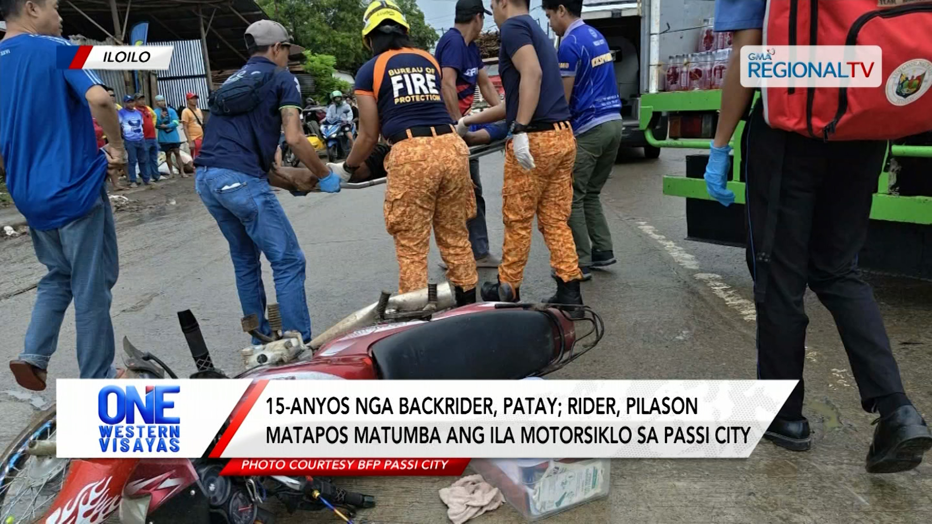15-anyos nga backrider, patay; Rider, pilason sang naaksidente sa Passi City | One Western Visayas